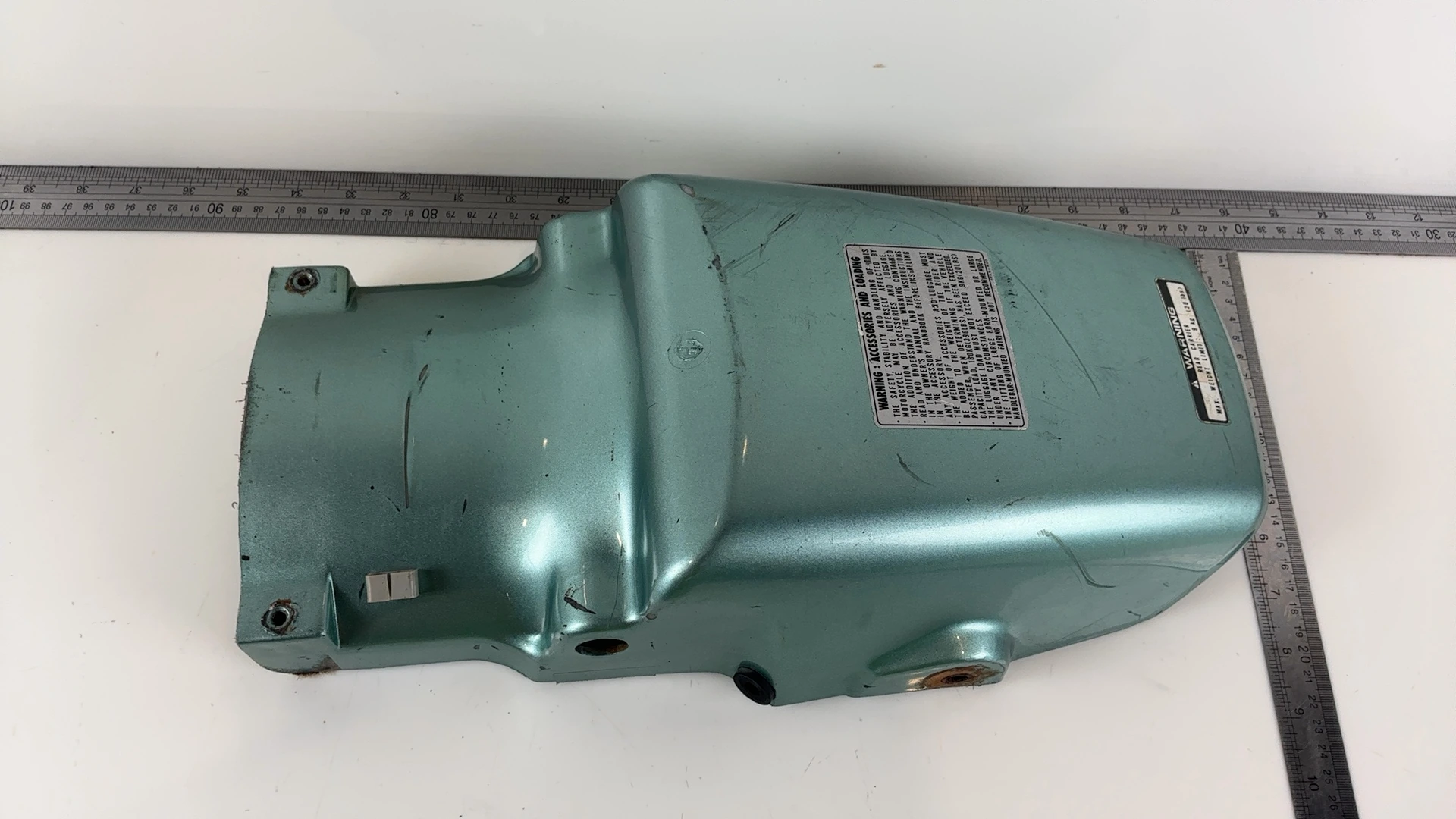 Honda Transalp XL600V 600cc Rear Fender Fairing 1987-1990 OEM 80101-MM9-000ZP - Image 3