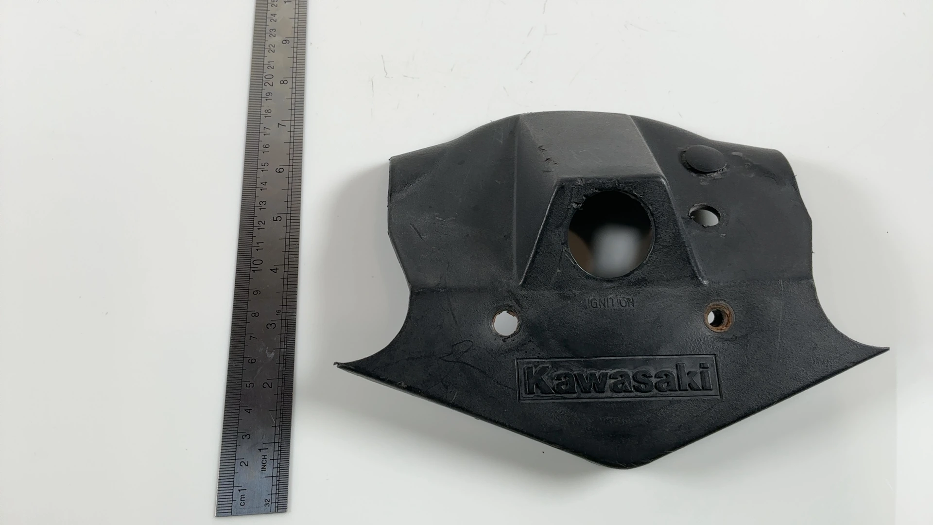 Kawasaki GPZ900R Ninja ZX900A 900cc Ignition Key Switch Cover 1984-89 14025-1830 - Image 3