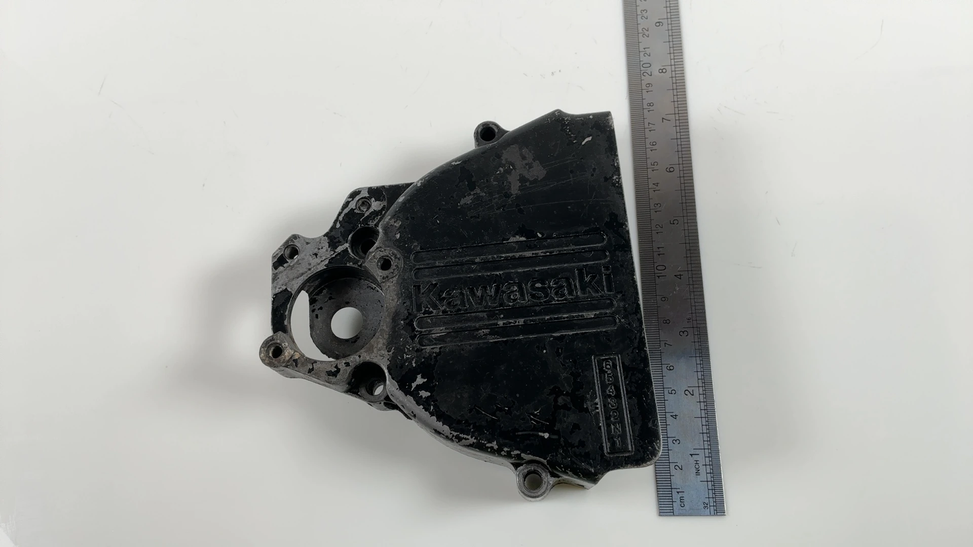 Kawasaki ZXR750 ZX750H 750cc Front Sprocket Engine Cover 1989-90 OEM 14026-1144 - Image 3