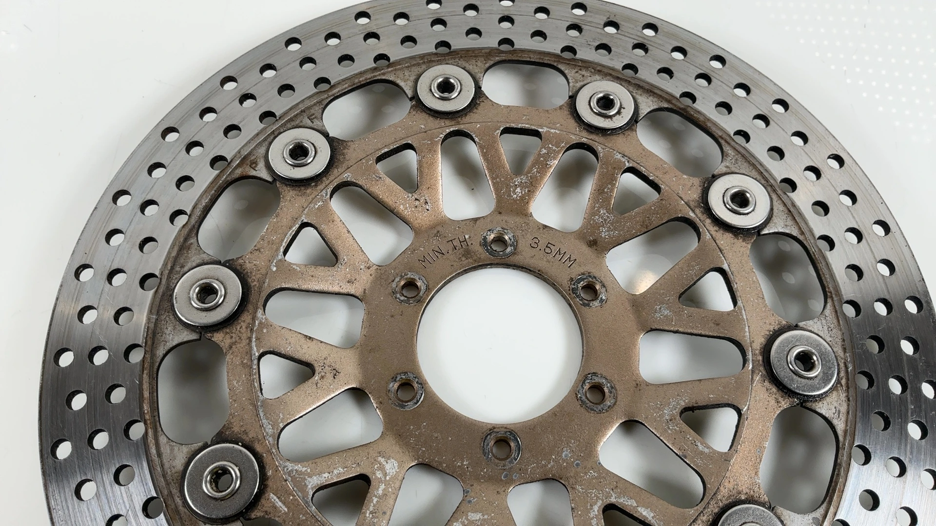 Honda RS125 NF4 125cc Front Brake Rotor 1987-1994 OEM 45251-NF4-000 - Image 7