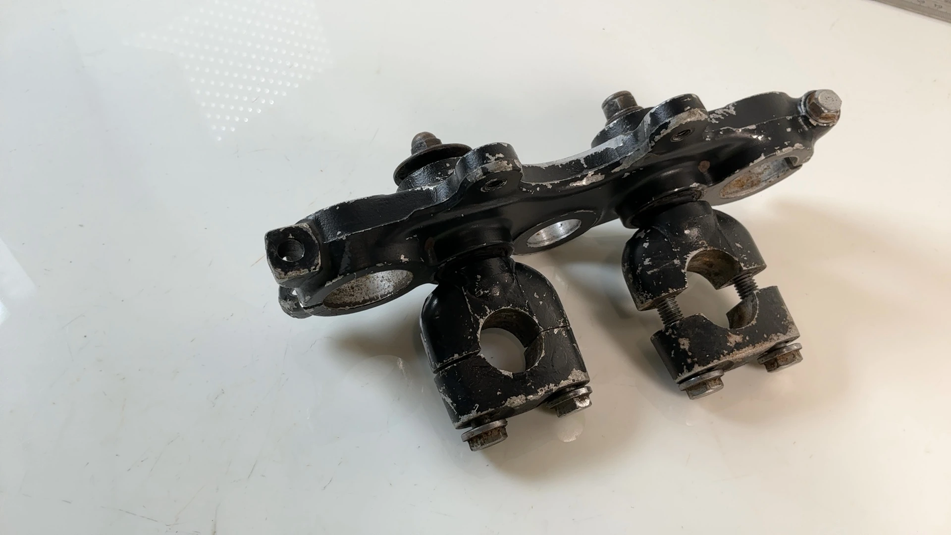 Honda XL185S 185cc Upper Fork Bridge Yoke Triple Tree 1979-83 OEM 53240-437-000 - Image 5