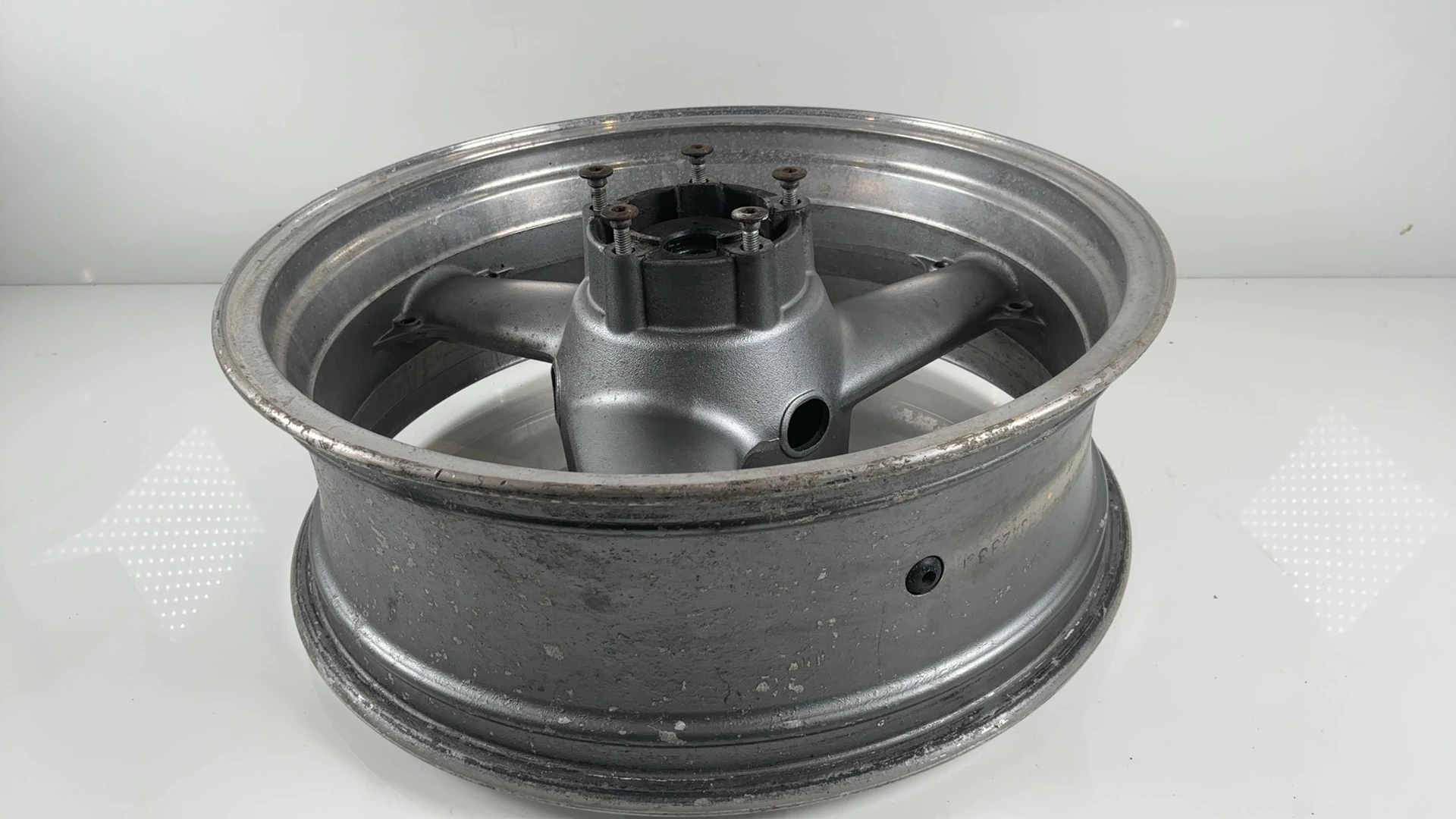 Kawasaki ZXR750 Ninja ZX750L 750CC Rear Wheel Rim 1993-1995 OEM 41073-1547-CJ - Image 10