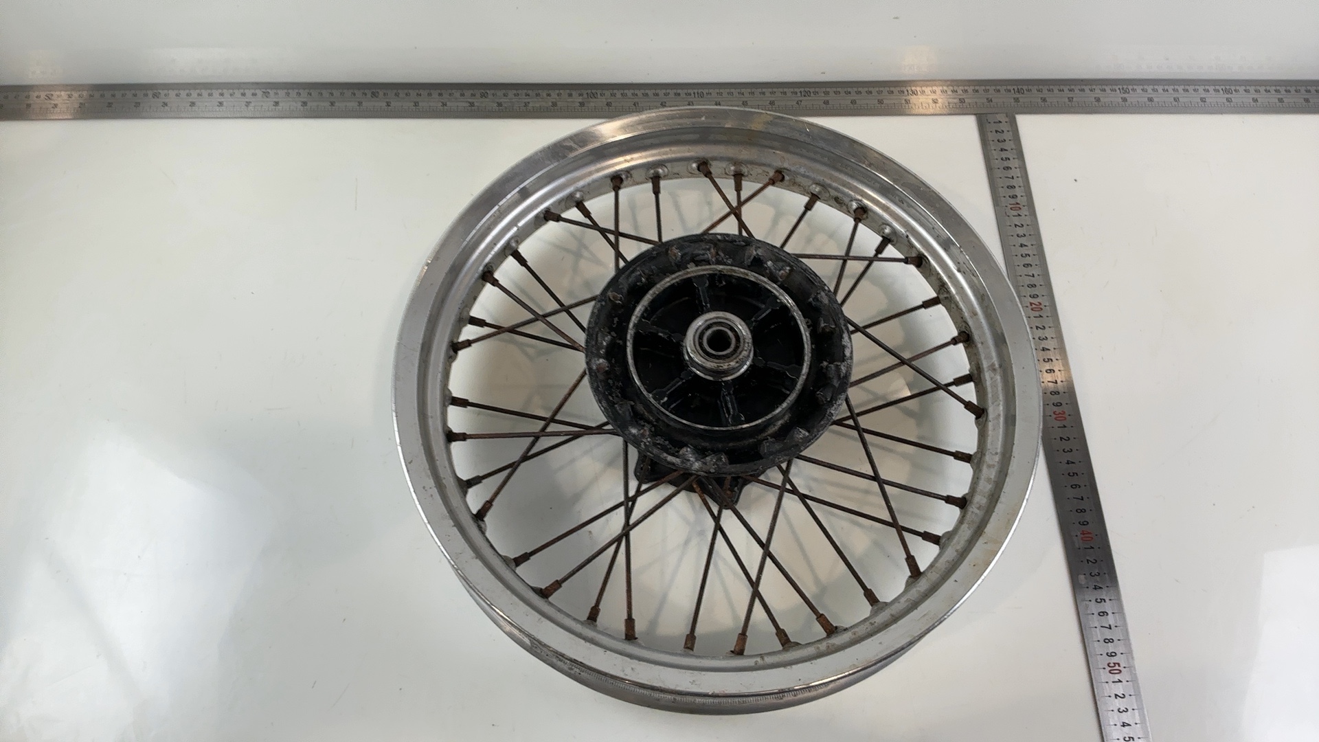 Kawasaki KLE 500 LE500A 500cc Rear Wheel Rim 1991-1996 OEM 41034-1154 - Image 3