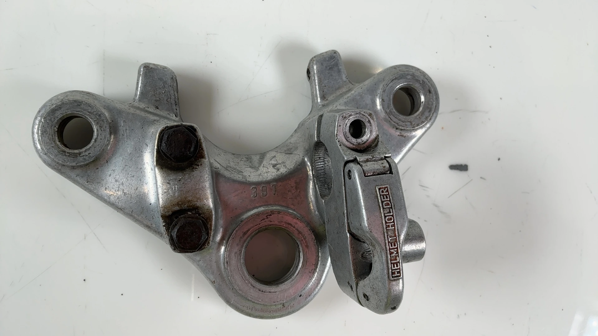Honda CB100 CL100 100cc Upper Fork Bridge Triple Tree 1970-1972 OEM 53231-105-000 - Image 6