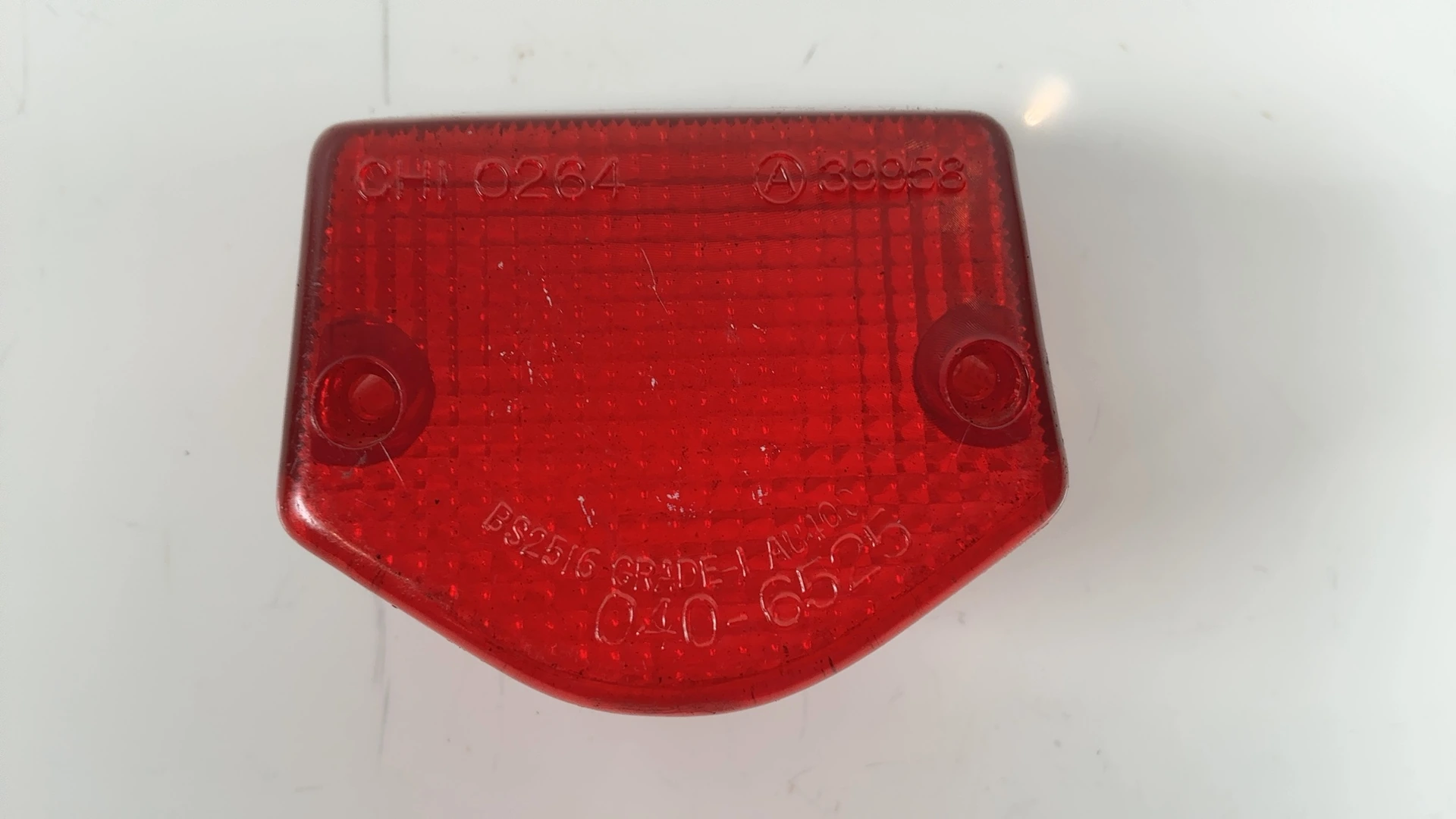 Yamaha DT125LC Mk1 125cc Tail Light Lens 1982-1984 OEM 10V-84521-00 - Image 2