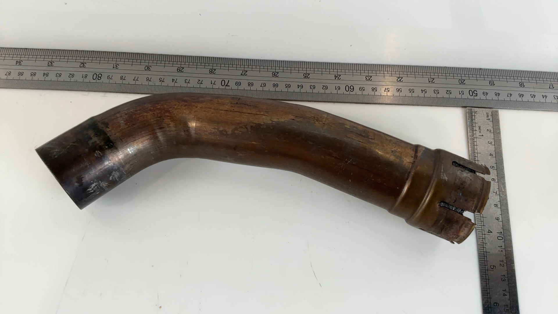 Honda CBR1000RR SC57 1000cc Exhaust Mid Pipe 2004-2007 OEM 18380-MEL-013 Sankey - Image 3