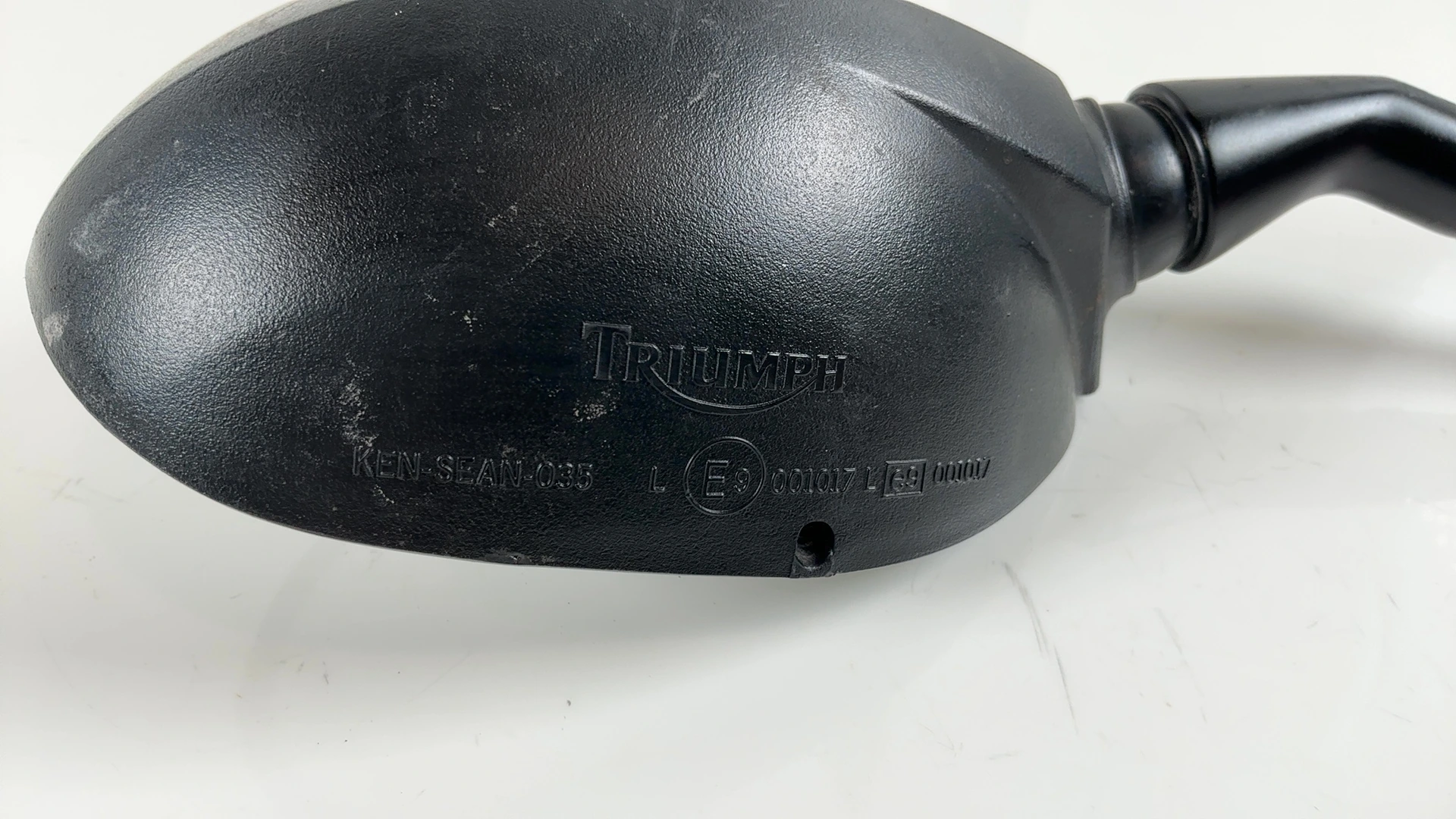 Triumph Tiger 800 XC 800cc Right Side Rearview Mirror 2011-2014 OEM T2060019 - Image 6