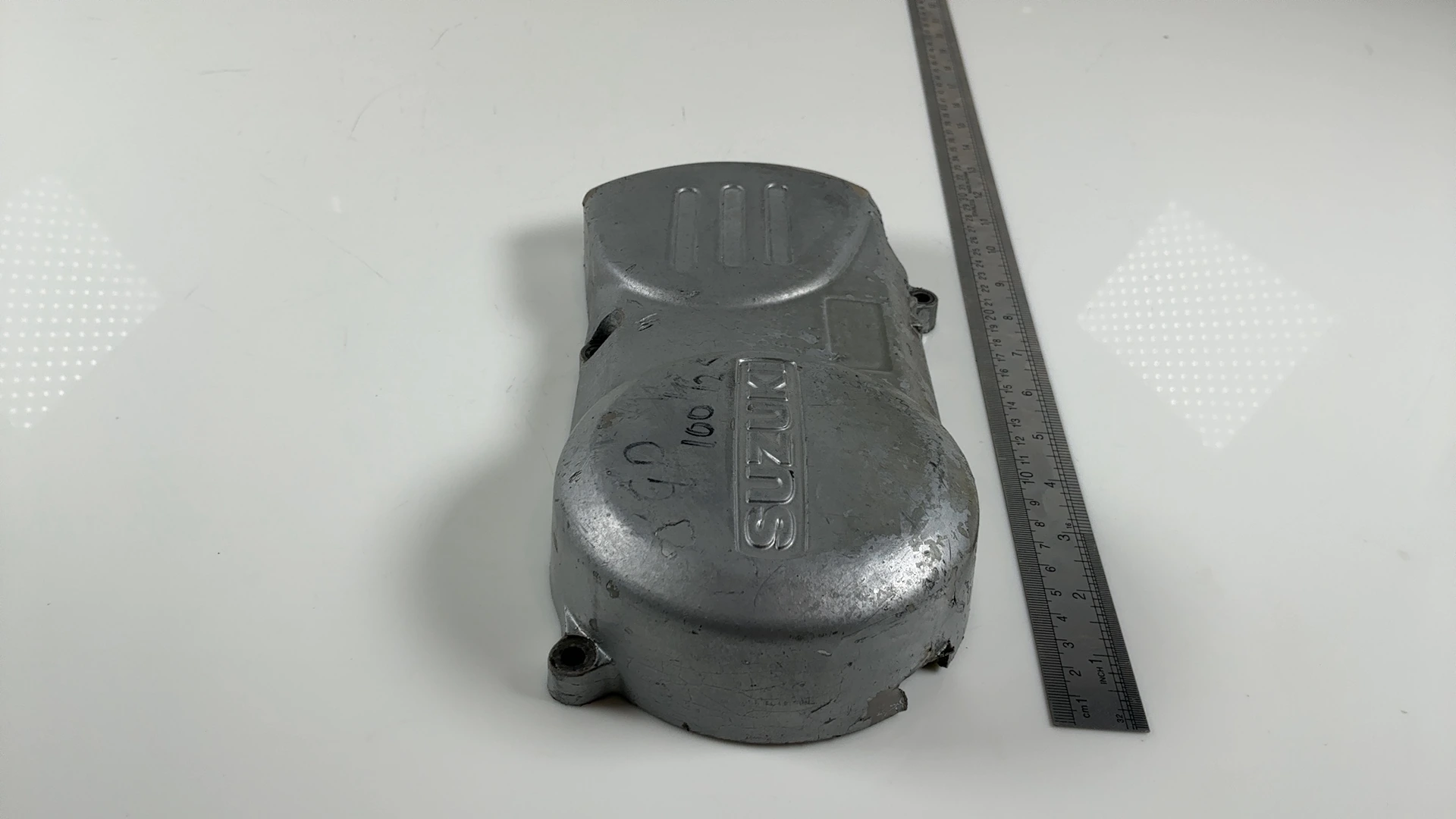 Suzuki DS80 80cc Left Engine Magneto Stator Cover 1978-1980 OEM 11351-46401 - Image 3