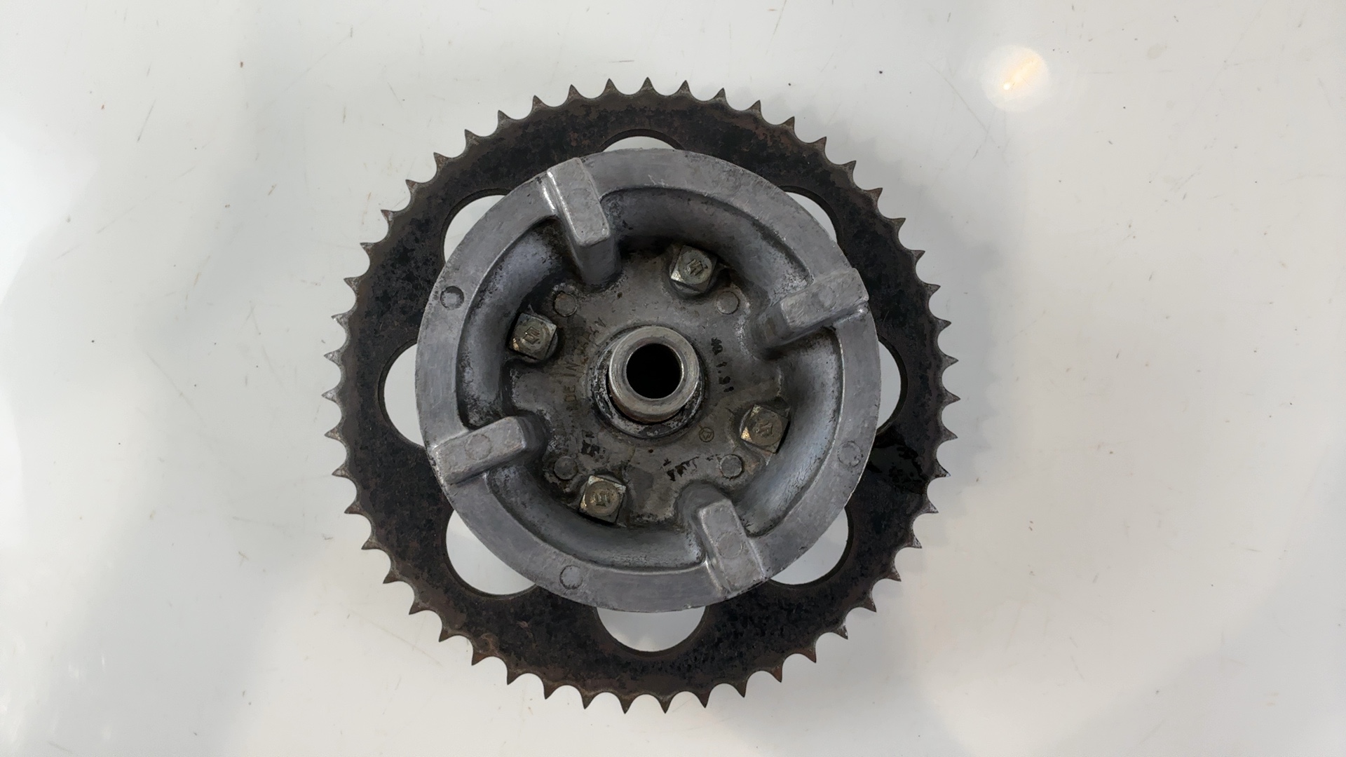 Suzuki RV125 RV125 125cc Rear Sprocket Carrier Hub 1973-1977 OEM 64611-07000 - Image 3
