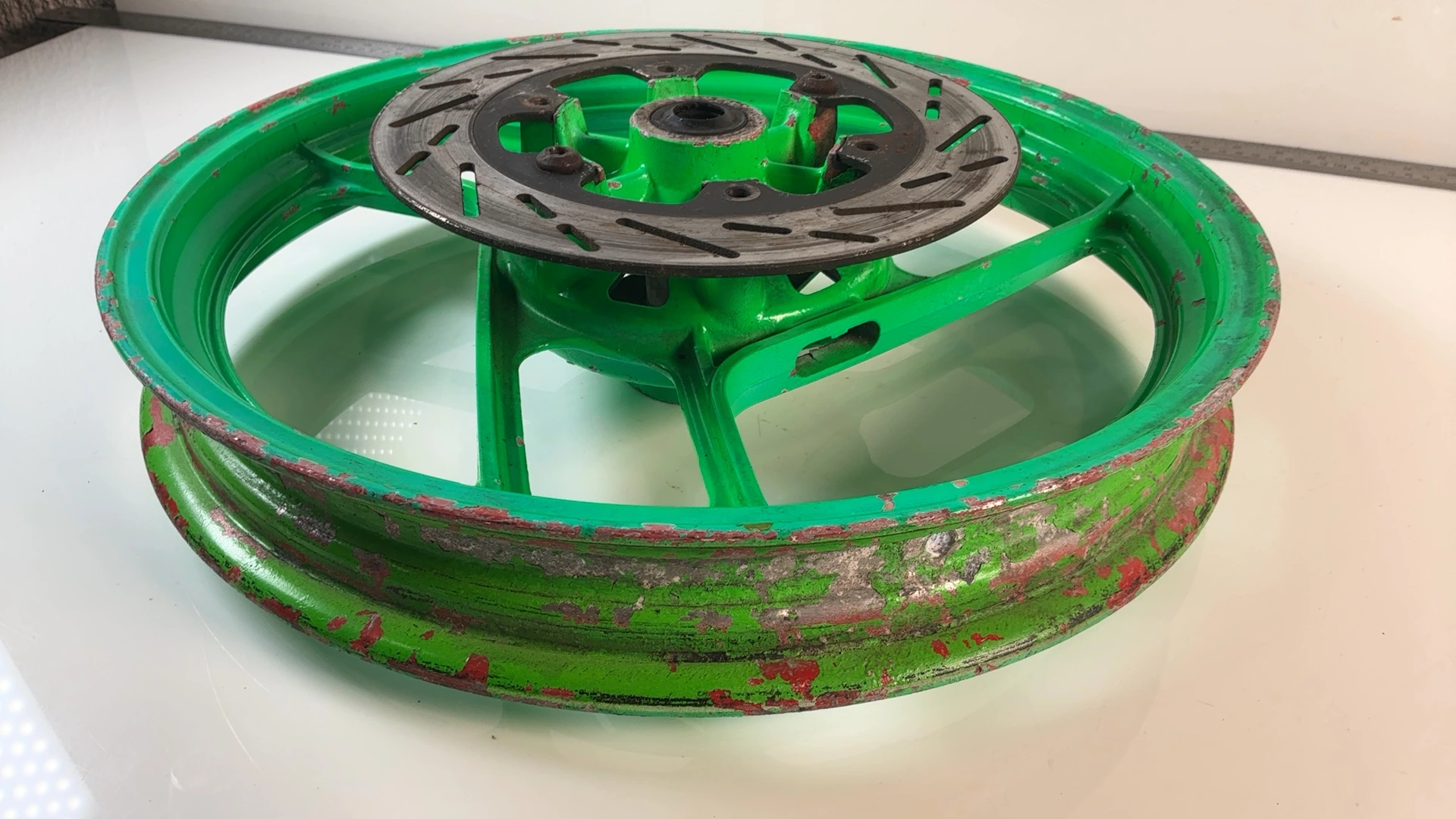 Yamaha TZR125 2RK 125cc Front Wheel Rim 1987-1989 OEM 2RK-25168-00 JL - Image 4