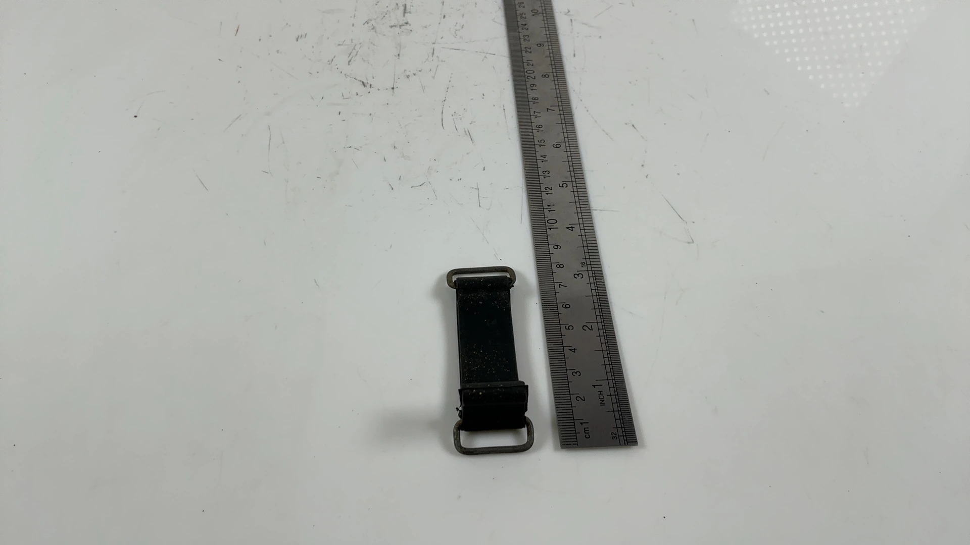 Yamaha TZR125 3PC 125cc Battery Tool Box Band Strap 1990-91 OEM 3TJ-82131-00-00 - Image 3