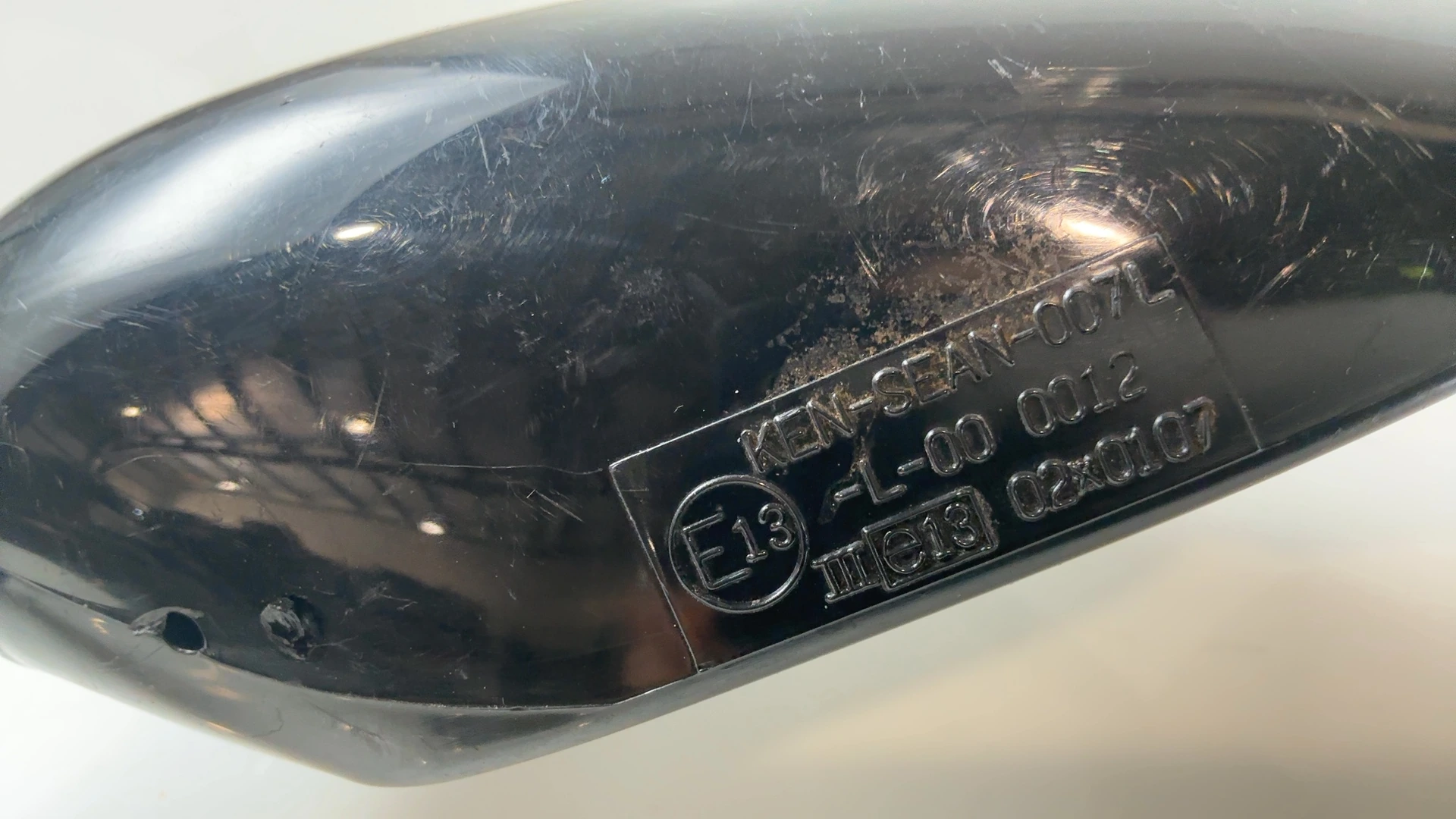 Honda VTR1000F VTR1000 1000cc Left Mirror 1997-2005 OEM 88120-MBB-000 - Image 5