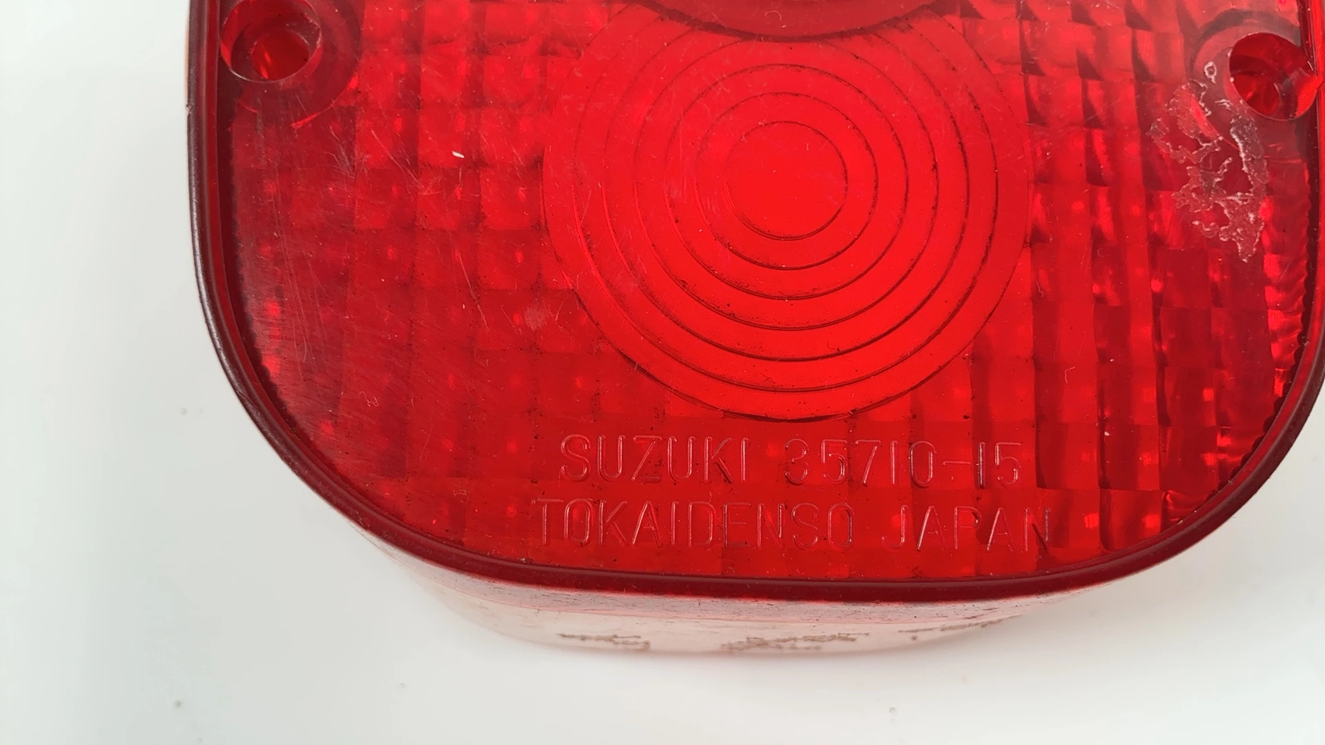 Suzuki A100 A80 100cc Taillight Lens 1976-1979 OEM 35712-23011 - Image 5