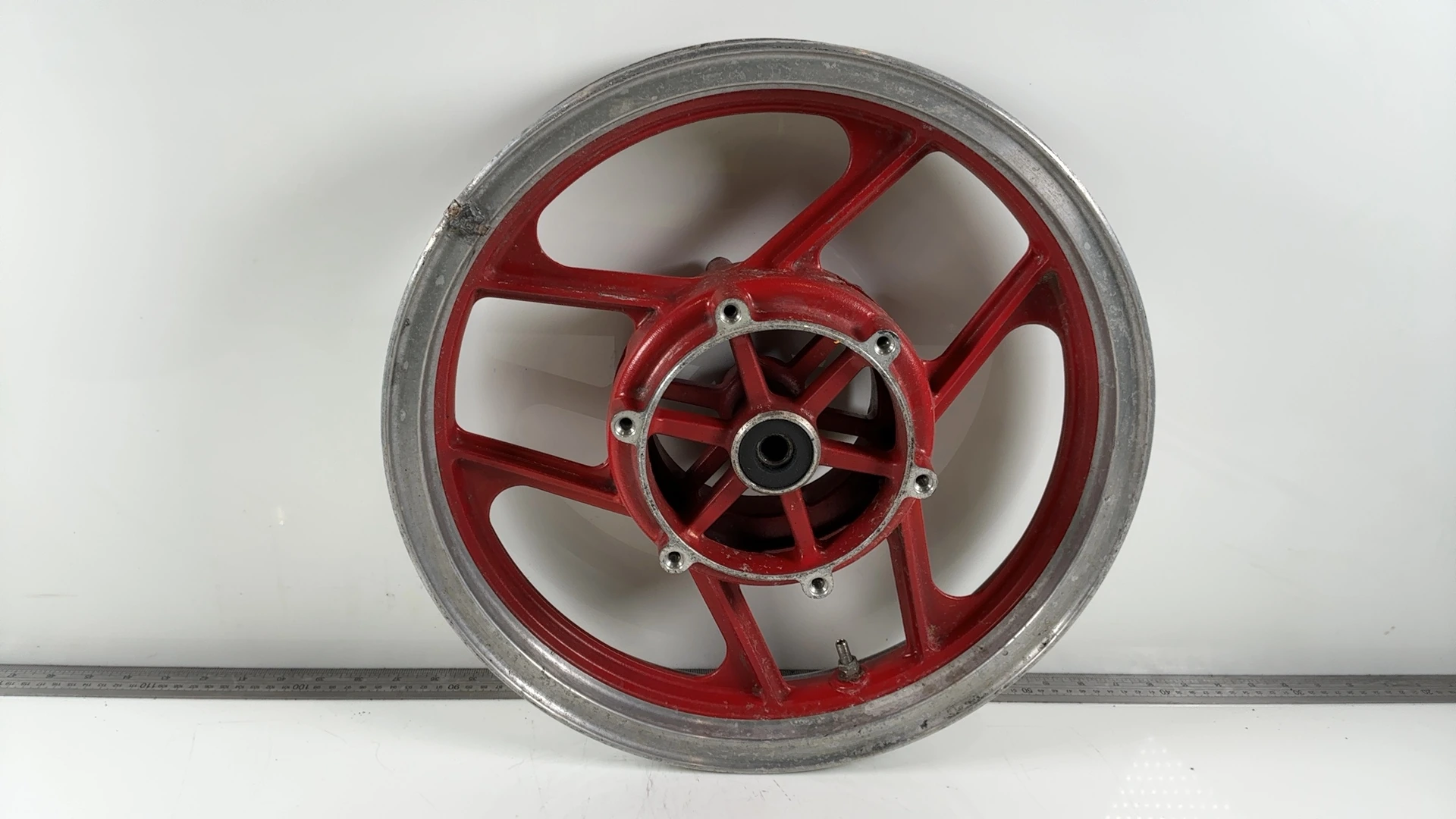 Kawasaki Ninja ZX600C 600 Front Wheel Rim 1988-97 OEM 41073-1360-X4 Asahi F1205 - Image 2