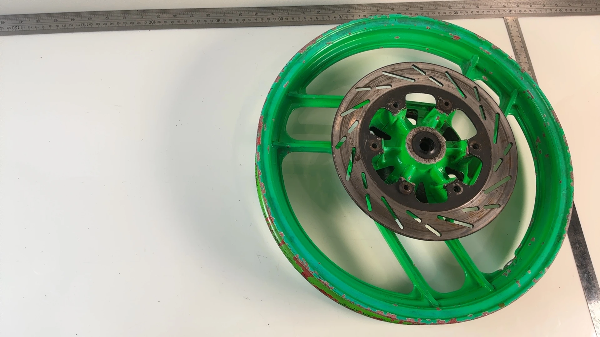 Yamaha TZR125 2RK 125cc Front Wheel Rim 1987-1989 OEM 2RK-25168-00 JL - Image 3