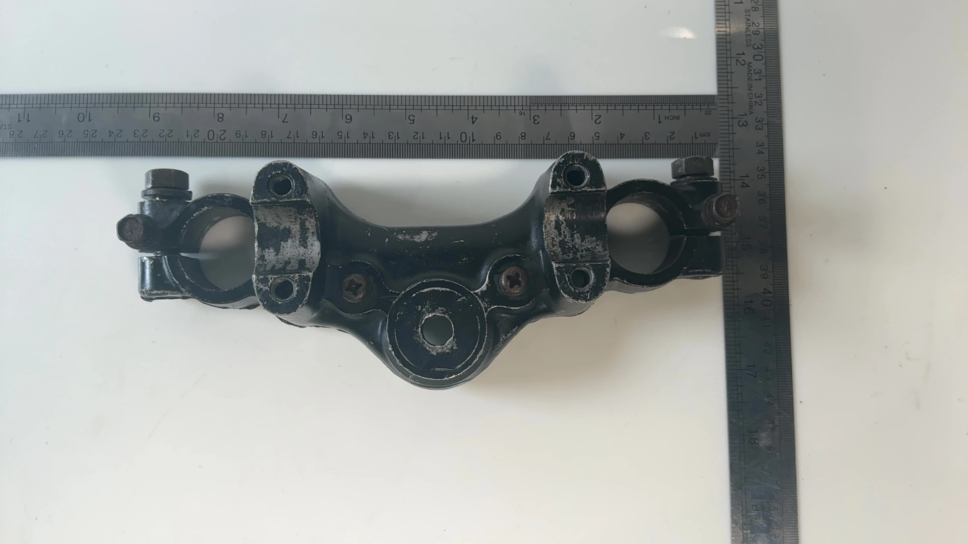 Suzuki TS125 TS125ER Upper Fork Bridge Yoke 1979-1981 OEM 51311-28030-291 Suzuki - Image 4