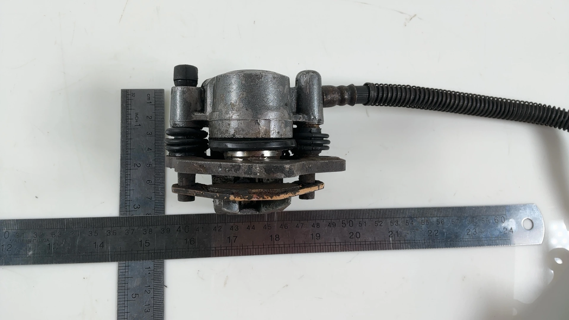 Kawasaki ZZR250 EX250H Rear Brake Caliper Master Cylinder 1990-07 43041-1372-DJ - Image 4