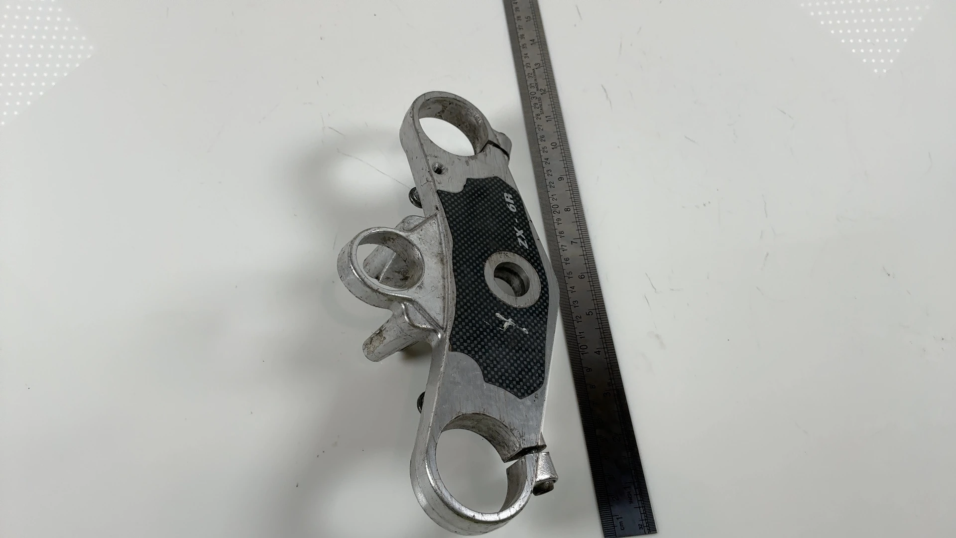 Kawasaki Ninja ZX-6R ZX600G 600 Upper Triple Tree Clamp 1998 1999 OEM 44039-1281 - Image 7