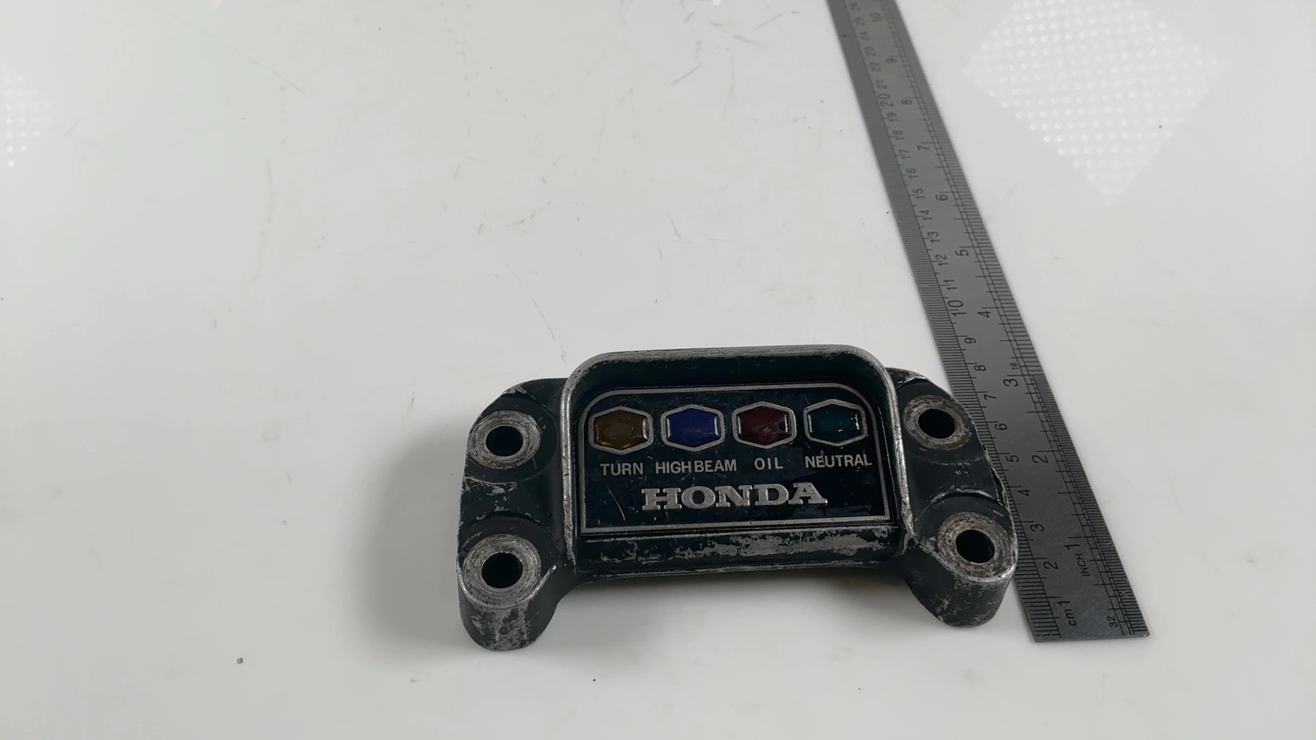 Honda CB750K CB550 CB500 750cc Handlebar Clamp Light Panel 1971-76 53133-323-010 - Image 3