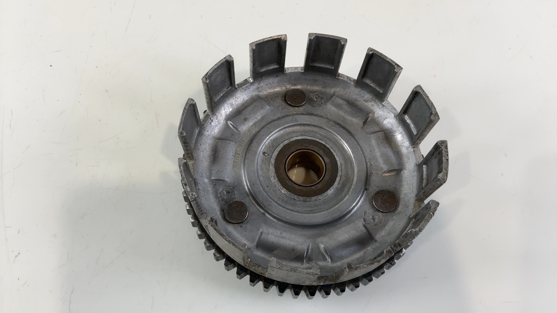 Kawasaki KZ400 KZ400D 400cc Clutch Basket 1974 1975 1976 OEM 13095-045 - Image 3