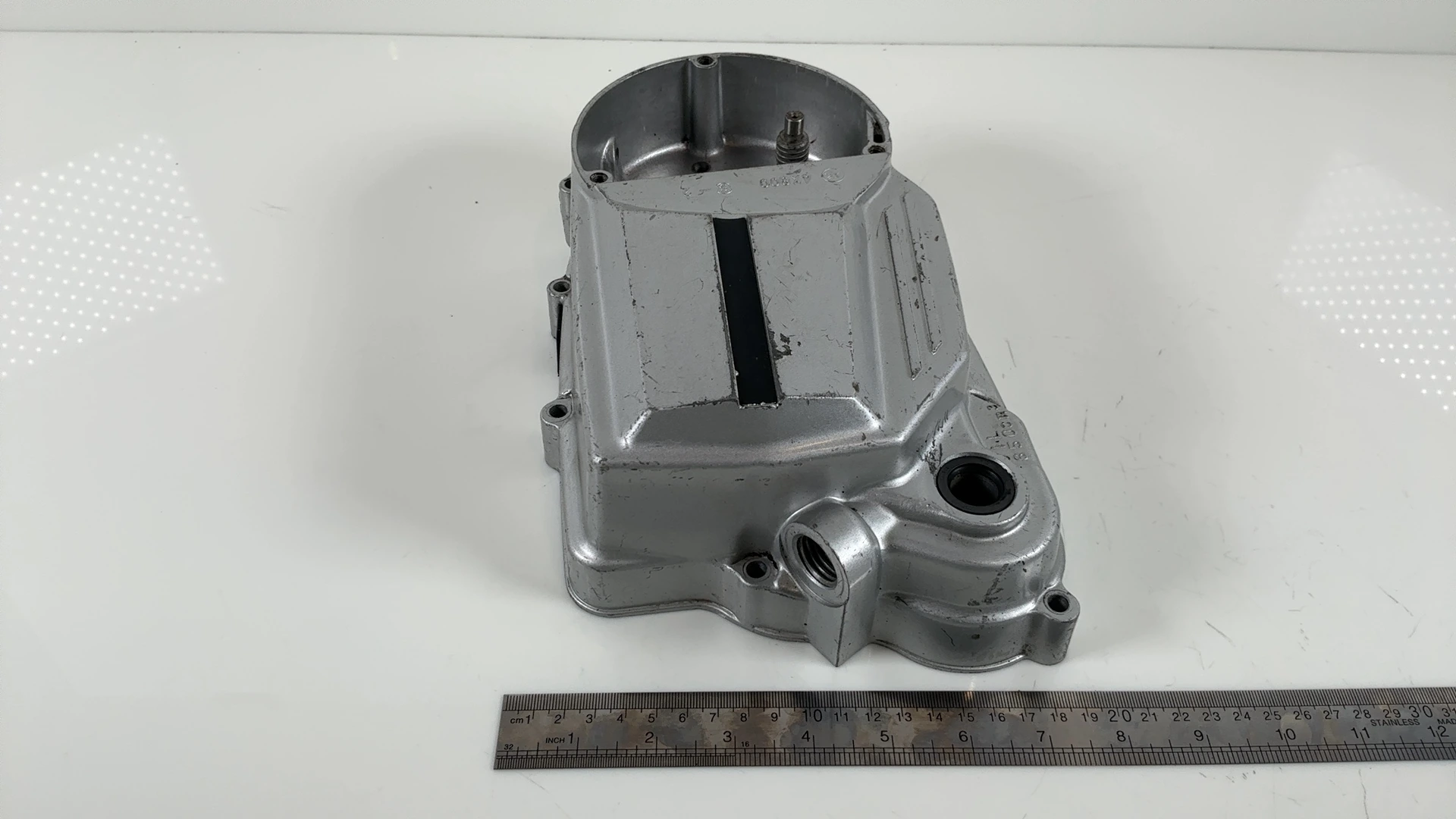 Yamaha RXS100 4X8 100cc Clutch Engine Cover 1983-1996 OEM 4X8-W1541-00 - Image 2