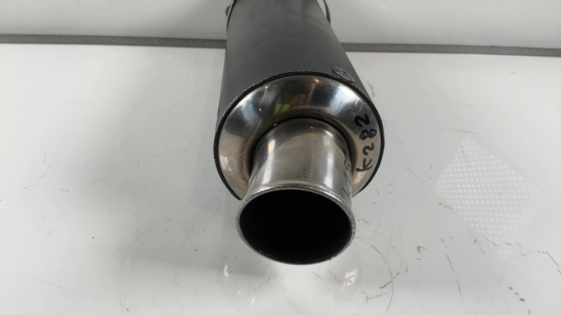Kawasaki ZXR400 ZX400L 400cc Exhaust Muffler 1991-1999 OEM 18090-1397 KHI K 282 - Image 6