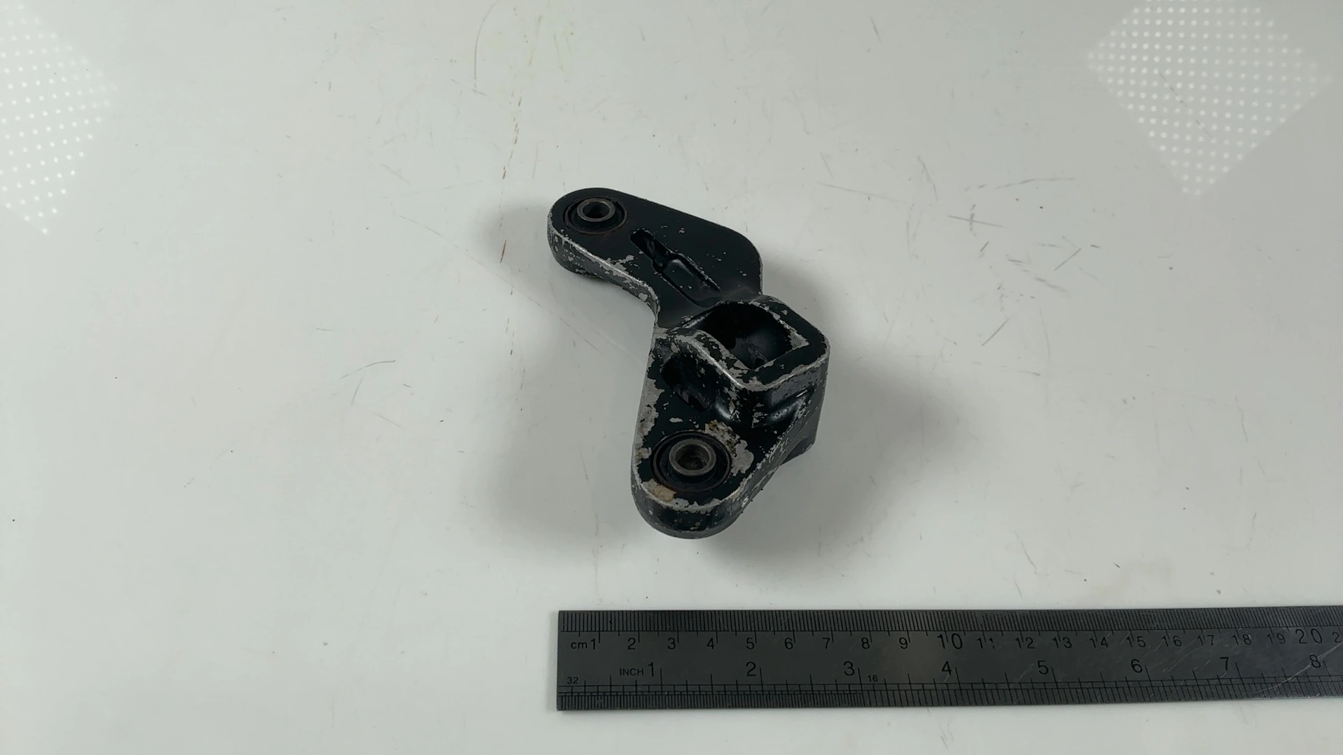 Suzuki Katana GSX600F 600cc Left Front Footpeg Bracket 1988-2006 OEM 43541-19C00 - Image 5