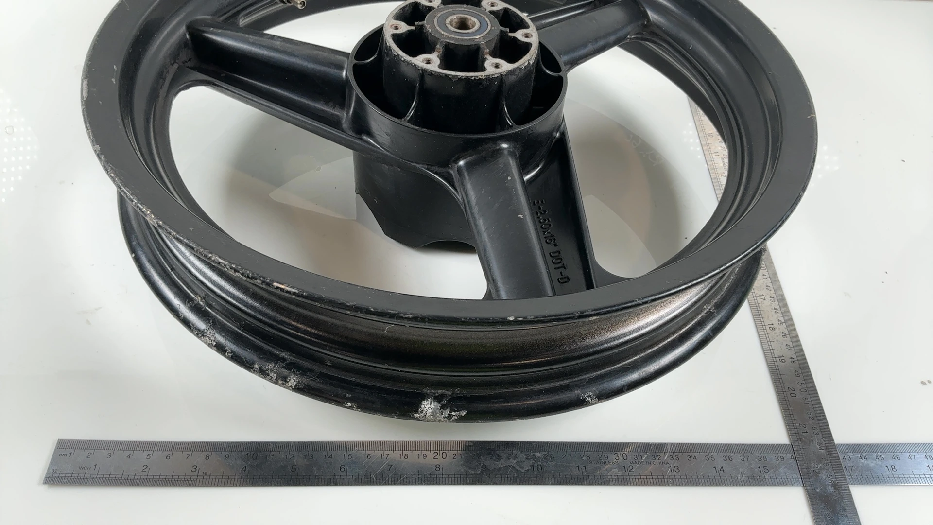 Motorhispania RX50 RX 50 CC Rear Wheel Rim 1998-2007 OEM LL00155 Grimeca - Image 5