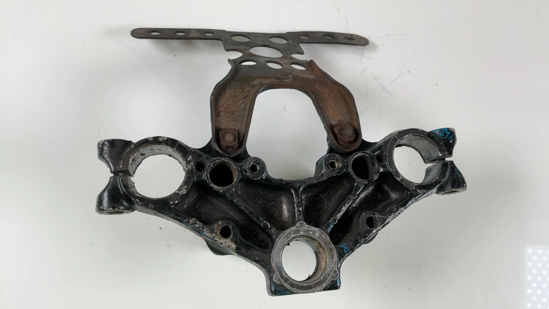 Yamaha RD125LC 10W 125cc Upper Fork Bridge Yoke 1982-1984 OEM 10W-23435-00-98 - Image 6