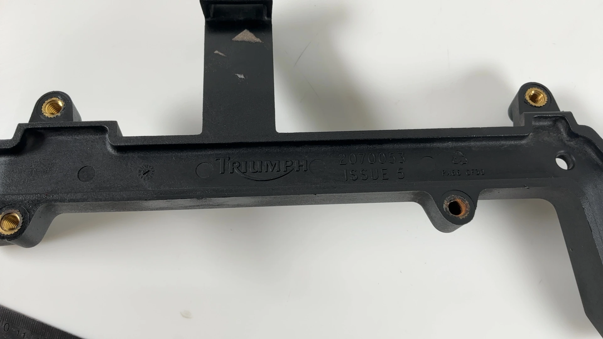Triumph Sprint ST 1050 CC Coolant Bottle Subframe Bracket 2005-11 OEM T2070053 - Image 5