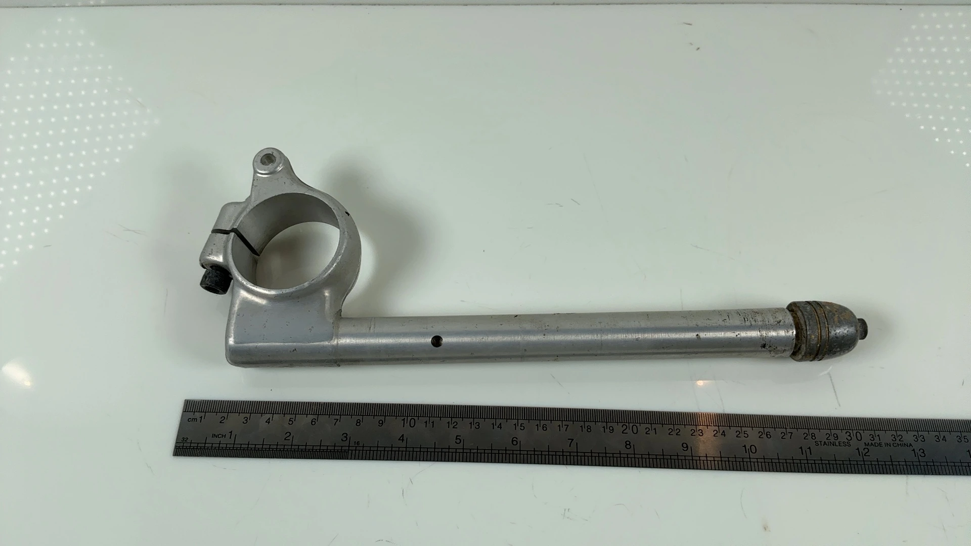Suzuki GSXR750 GR7AA 750cc Left Clipon Handlebar 1990-1991 OEM 56151-17C00 - Image 1