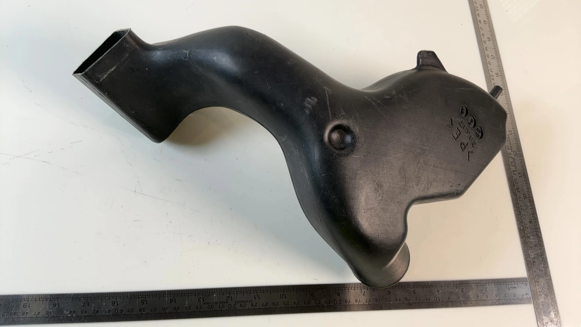 Yamaha YZF R6 RJ03 600cc Right Ram Air Intake Duct Pipe 1999-02 OEM 5EB-2838T-00 - Image 5