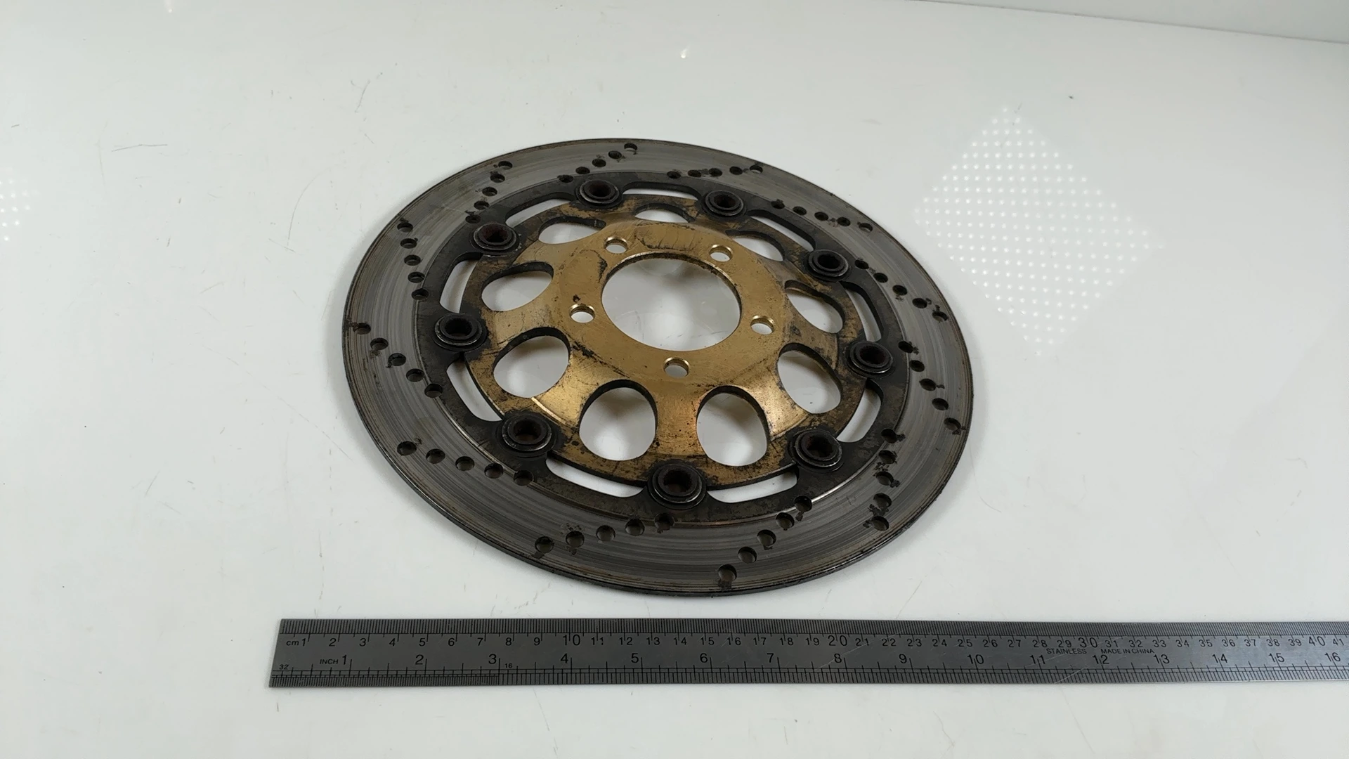 Suzuki RF600R RF600 600cc Front Brake Disc Rotor 1993-1997 OEM 59210-32C70 - Image 5