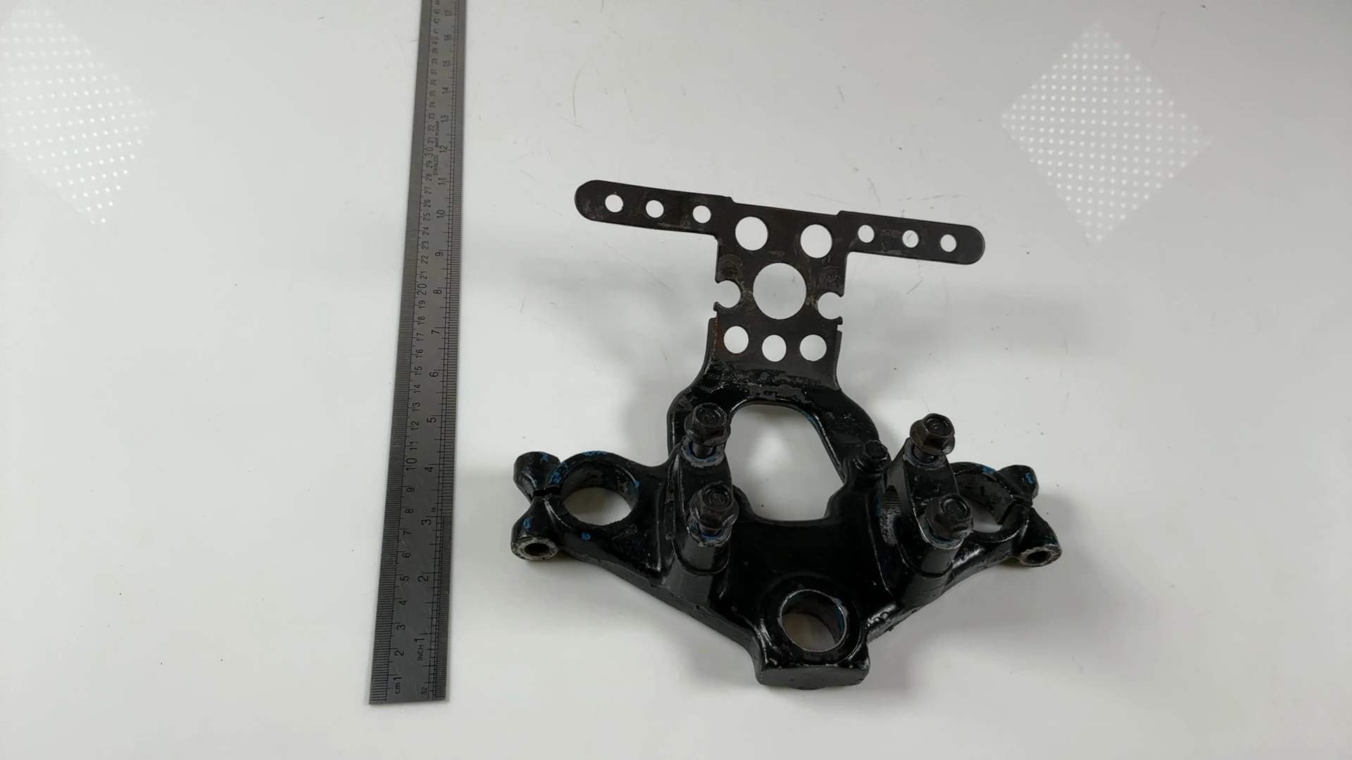 Yamaha RD125LC 10W 125cc Upper Fork Bridge Yoke 1982-1984 OEM 10W-23435-00-98 - Image 4