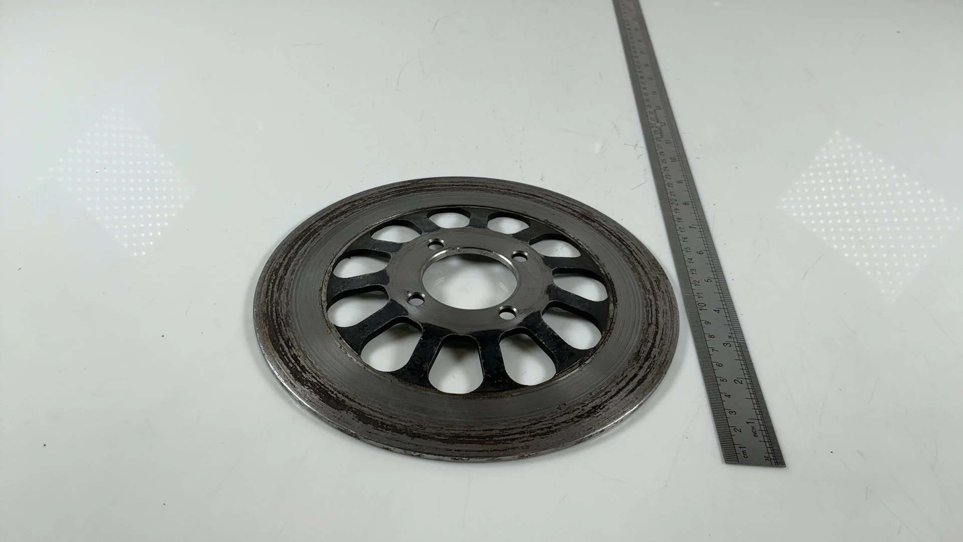 Suzuki GN125 GN125E 125cc Front Brake Disc Rotor 1982-1984 OEM 59211-13001 - Image 3