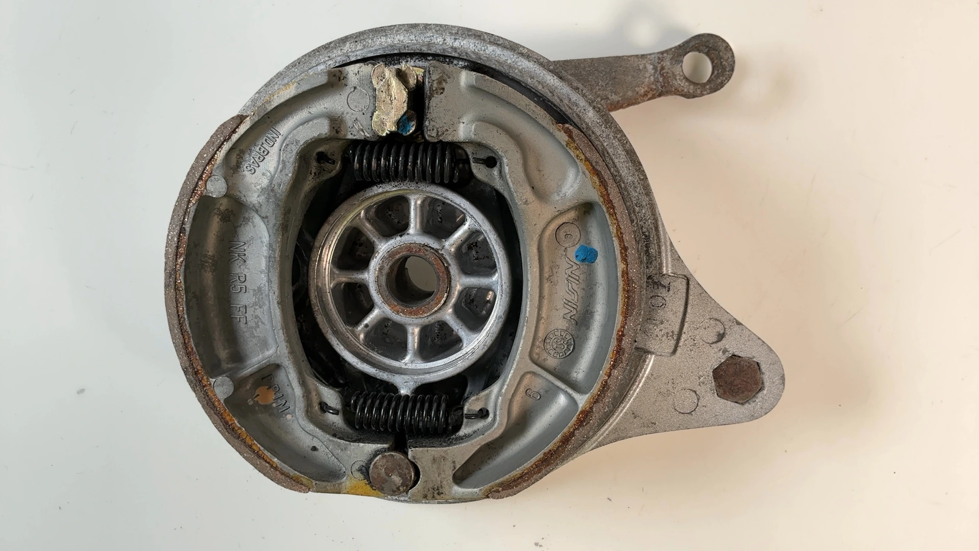 Honda CG125 CG 125cc Rear Wheel Drum Brake Panel Plate 2001-08 OEM 43100-KGA-900 - Image 2