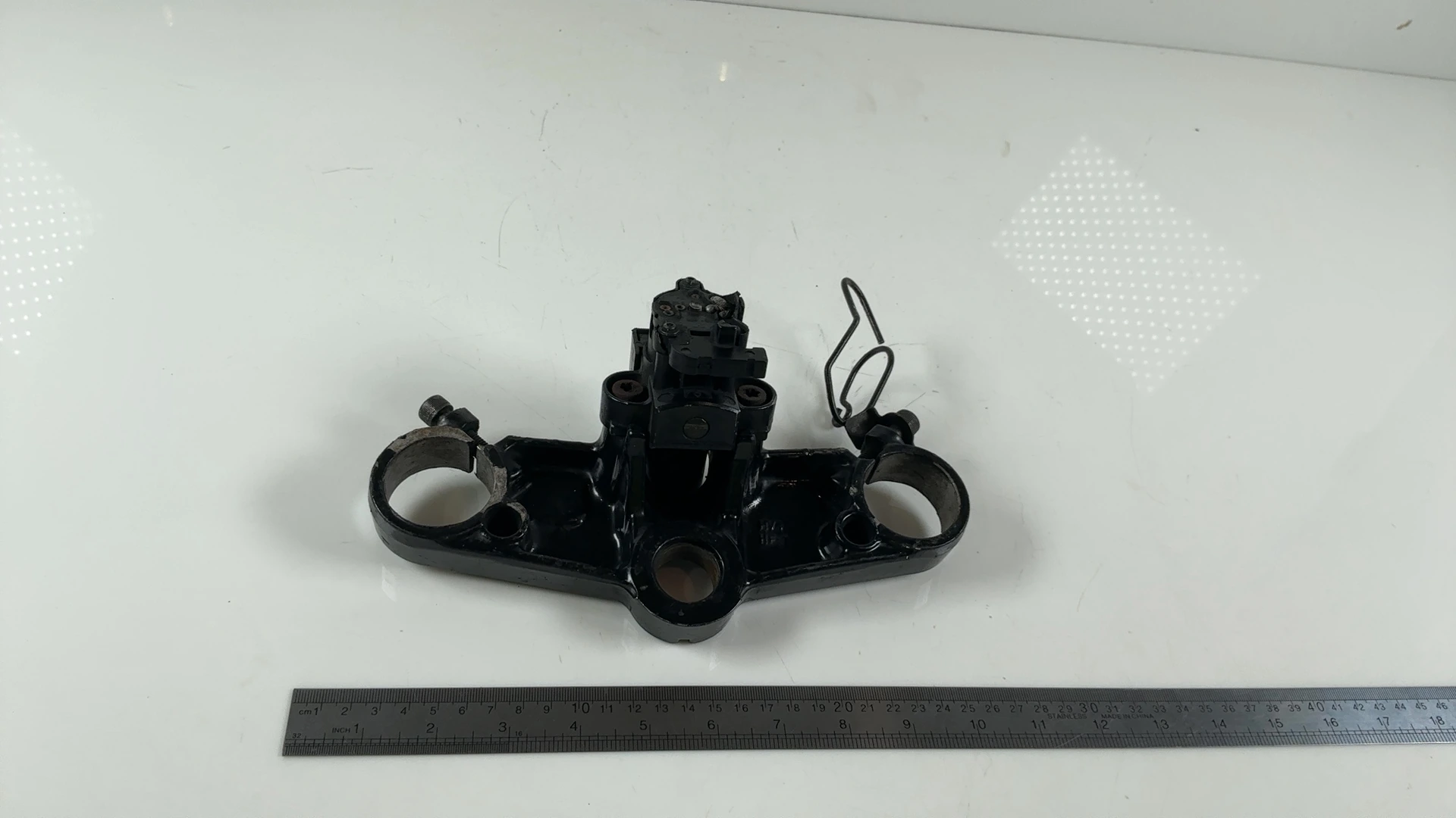 Honda CBR400RR NC29 400cc Upper Fork Bridge Yoke 1990-1994 OEM 53230-MV4-000 - Image 5