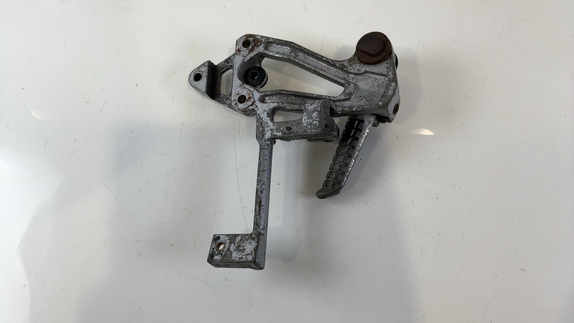 Kawasaki Ninja ZX750F 750cc Rear Left Footrest Bracket 1987-1990 OEM 35011-1312 - Image 7