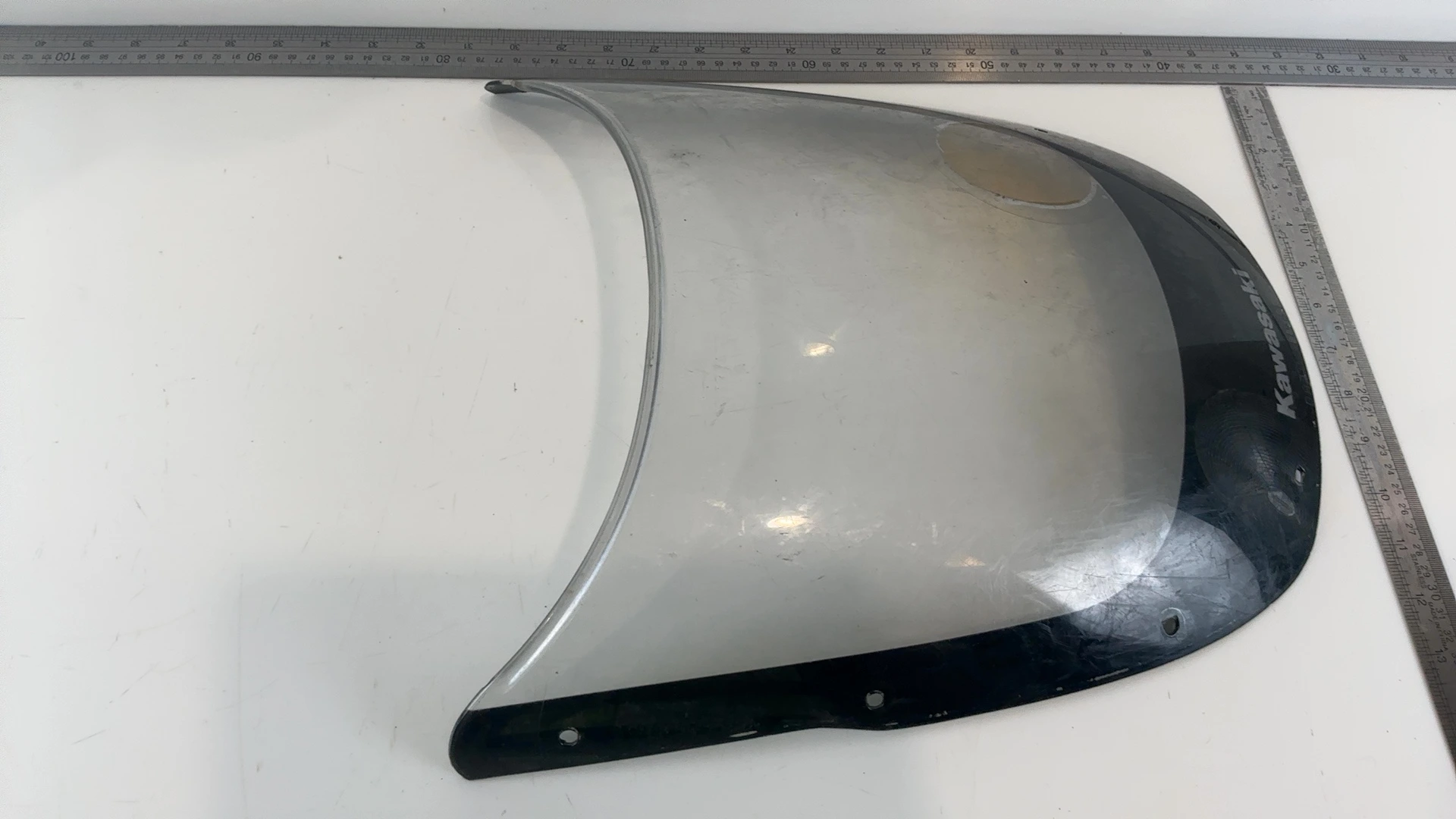 Kawasaki Ninja ZX-6R ZX600 600cc Windshield 1995-1997 OEM 39154-1135 - Image 3