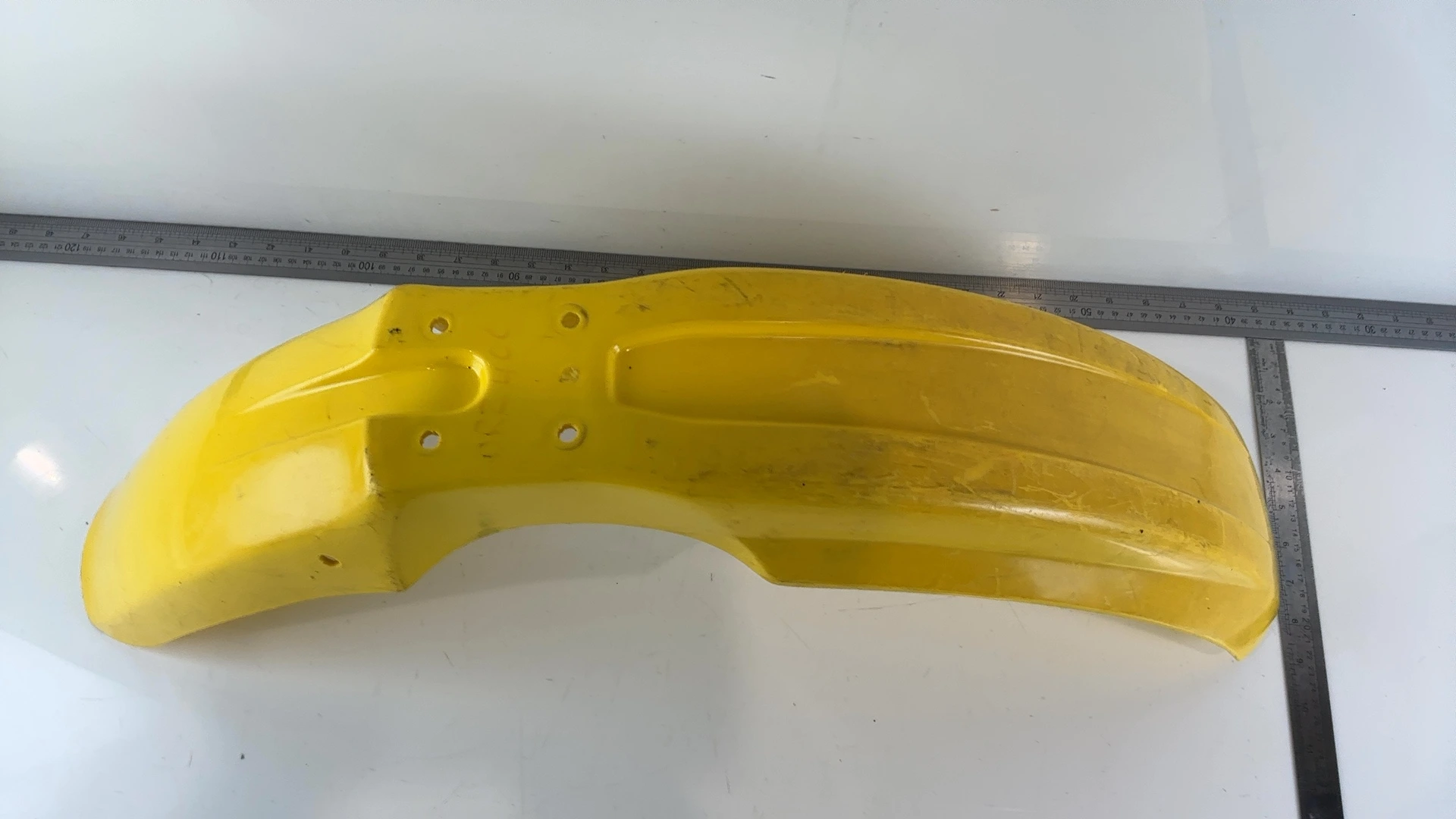 Suzuki RM 250 125 Front Fender Mudguard 1989-2000 OEM 53111-27C02-25Y - Image 3