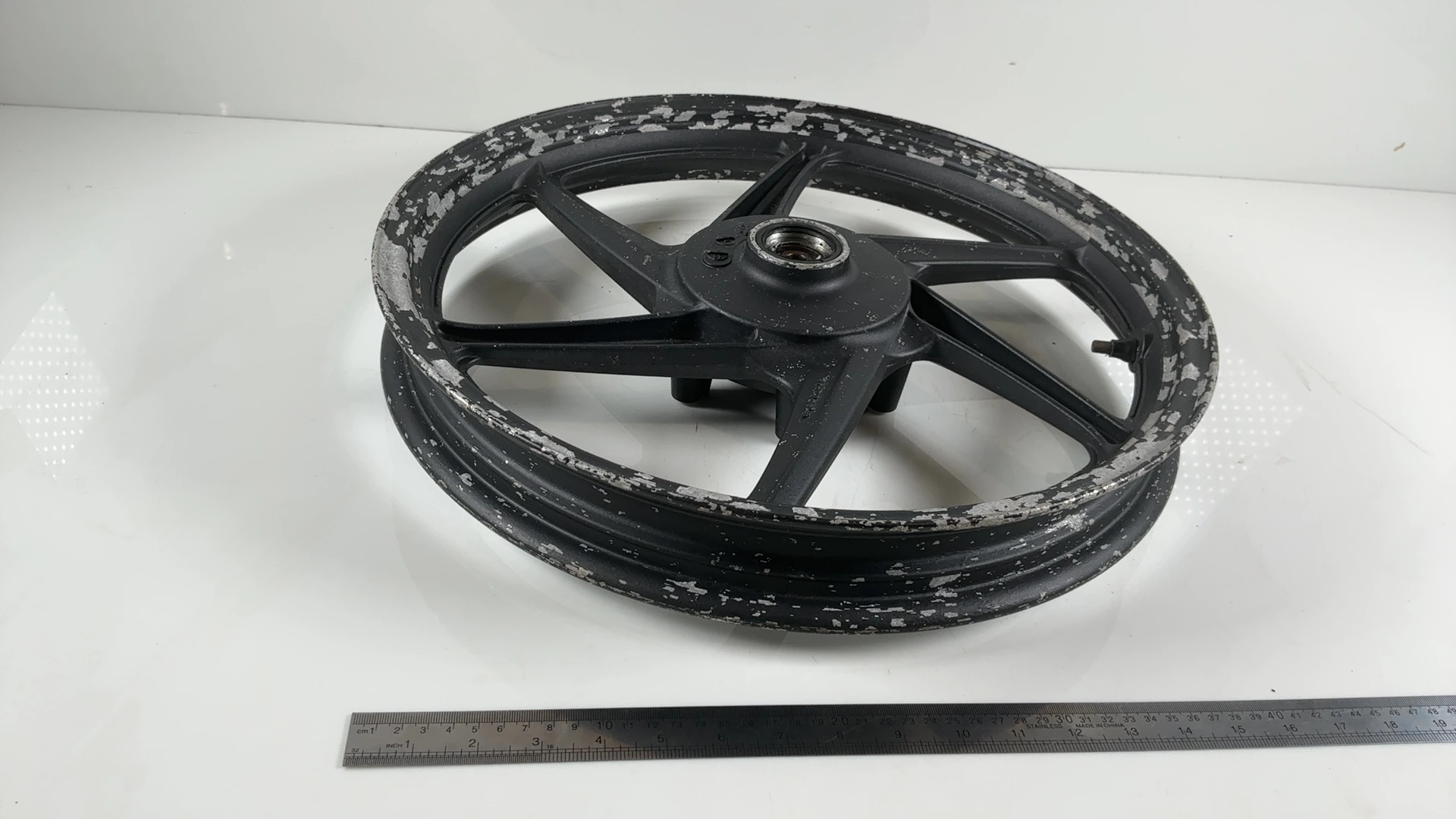 Honda CBF125 CBF125M 125cc Front Wheel Rim 2008-2015 OEM 44650-KTE-910 - Image 5