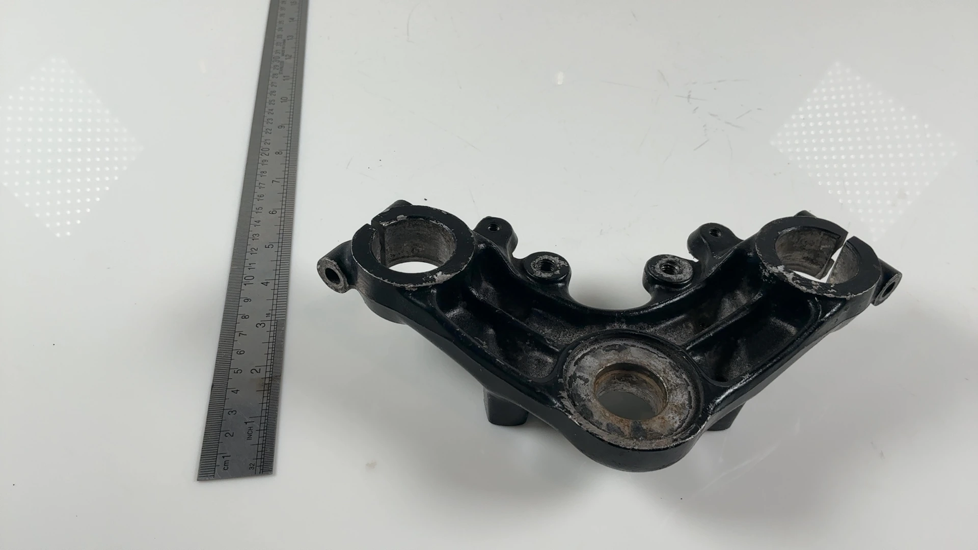Honda CG125 CG 125 Upper Fork Bridge Triple Clamp 1976-1978 OEM 53231-397-000 - Image 4