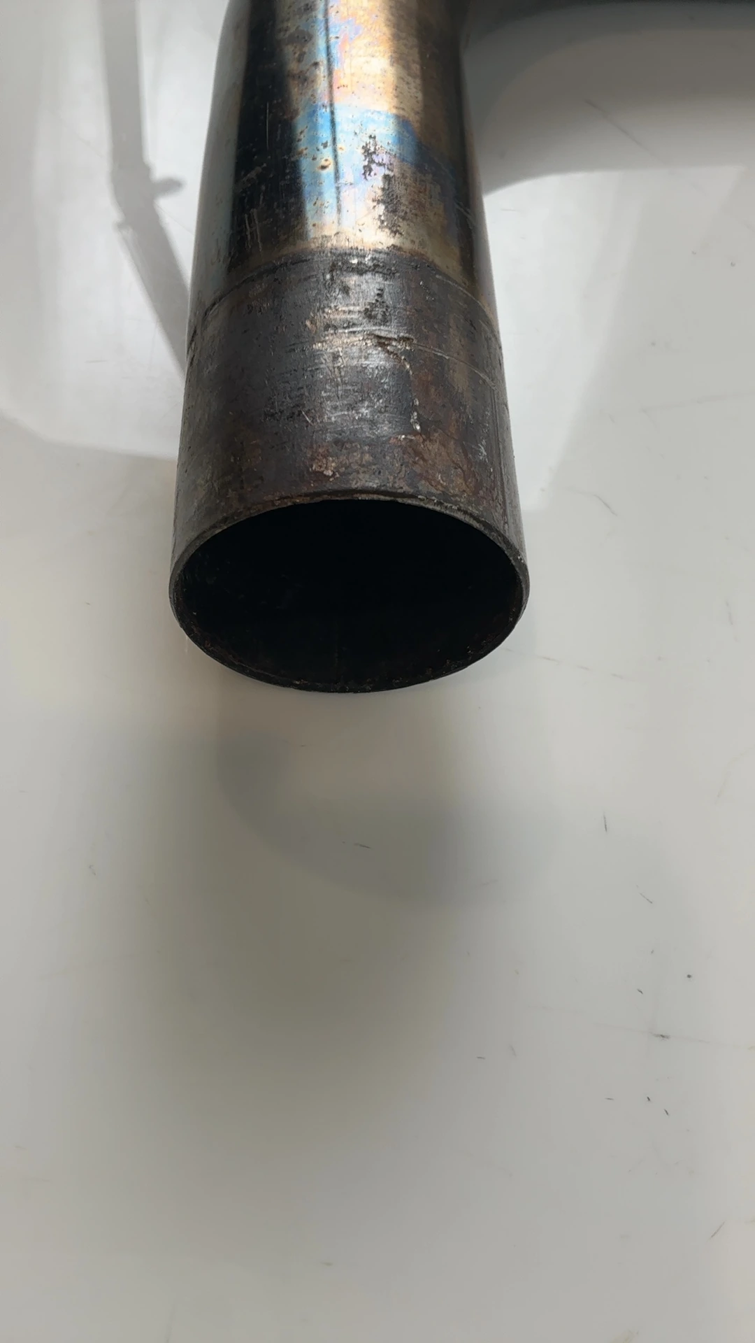 Harley Softail Fat Boy Deuce FLSTF FXSTD Exhaust Header Pipe 00-06 OEM 65503-00A - Image 4
