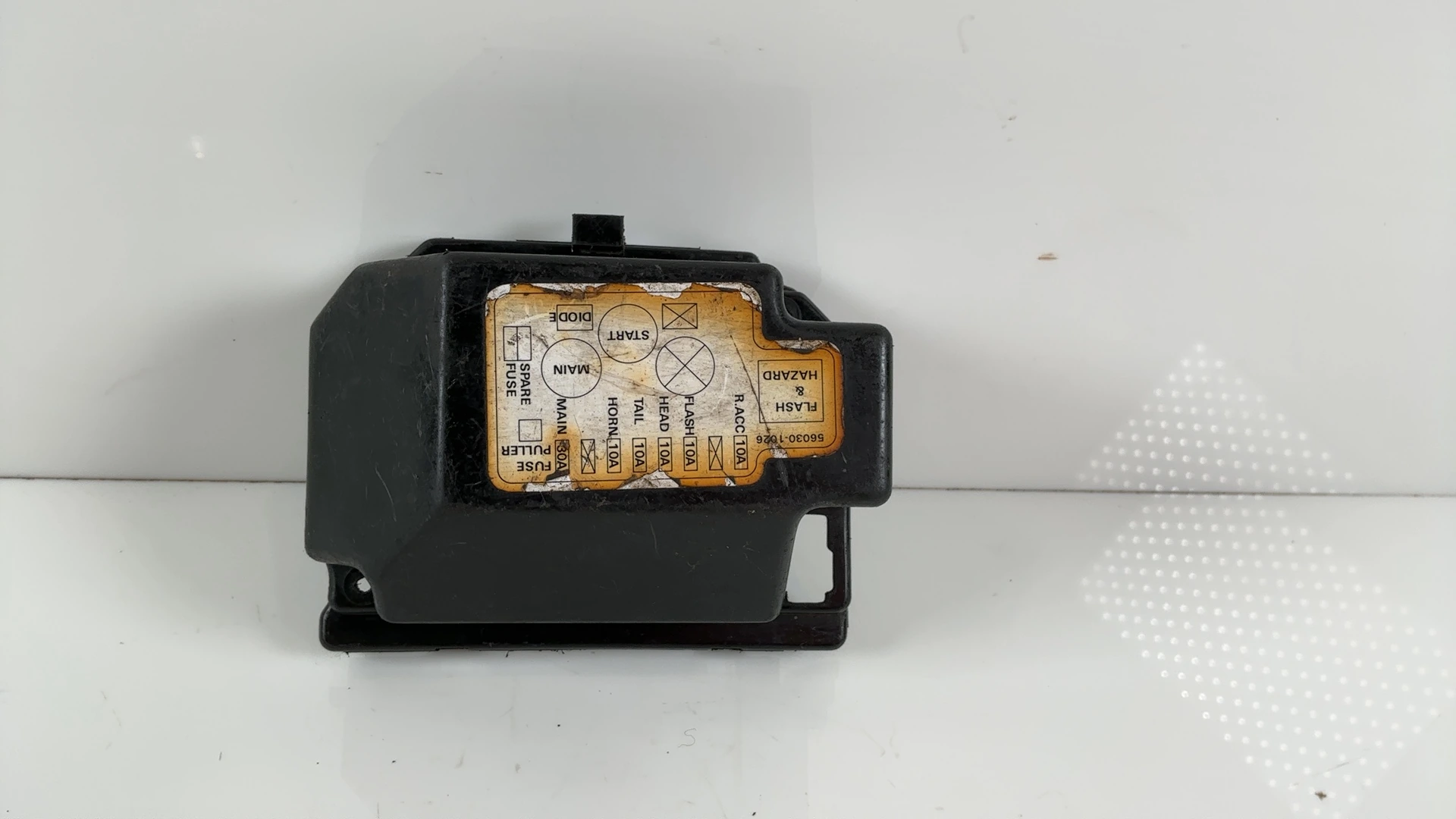Kawasaki GPZ1100 ZX1100A 1100cc Junction Fuse Box Cover 1983-1985 OEM 56030-1026 - Image 1