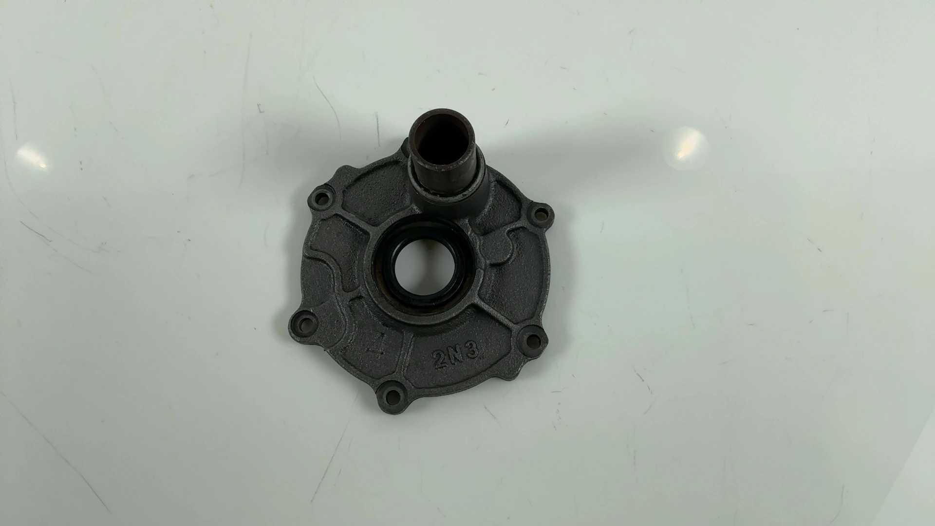 Yamaha L2 Super YB100 Engine Rotary Valve Intake Cover 1976-81 OEM 2N3-13551-00