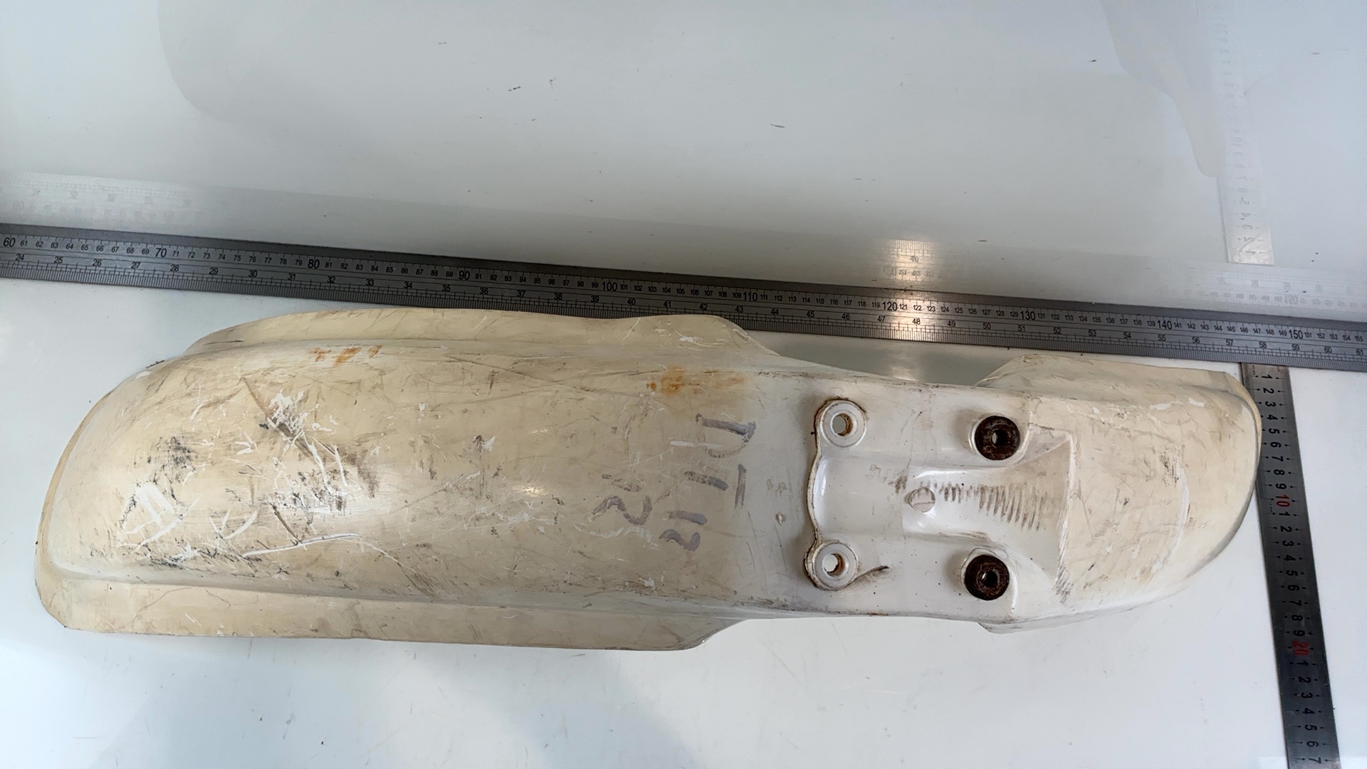 Yamaha DT125 DT175 175cc Front Fender 1978-1981 OEM 2A6-21511-00-98 - Image 3