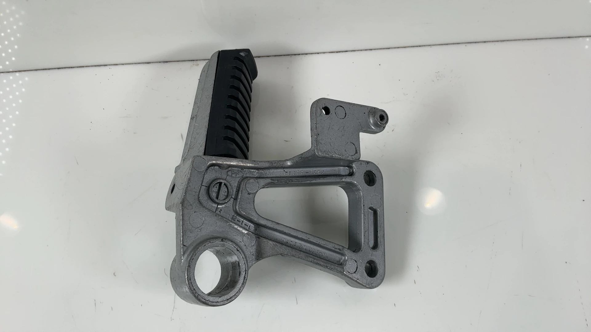 Kawasaki Ninja ZX600A 600cc Rear Left Foot Peg Bracket 1985-1987 OEM 35011-1242 - Image 2