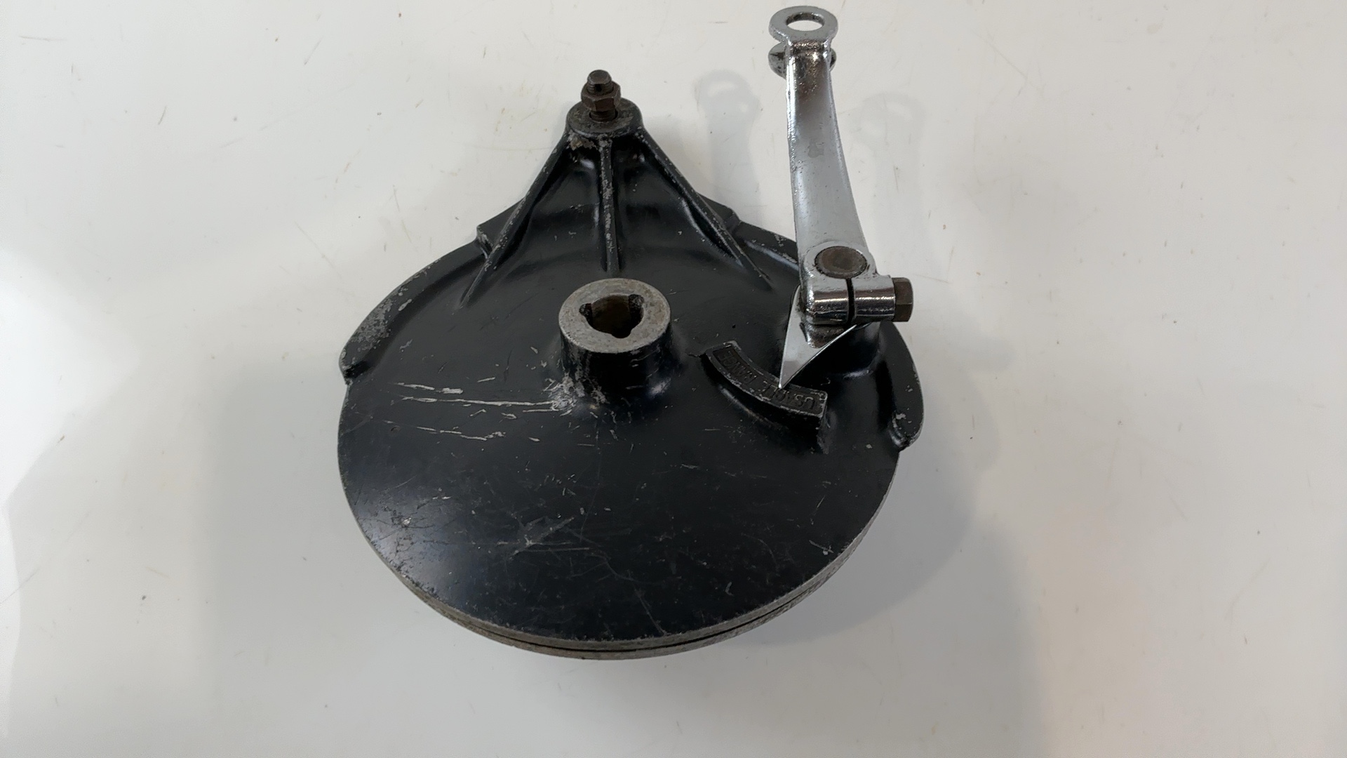 Kawasaki KZ750 Twin LTD KZ750G 750cc Rear Brake Plate Panel 1980 OEM 41035-1026 - Image 5