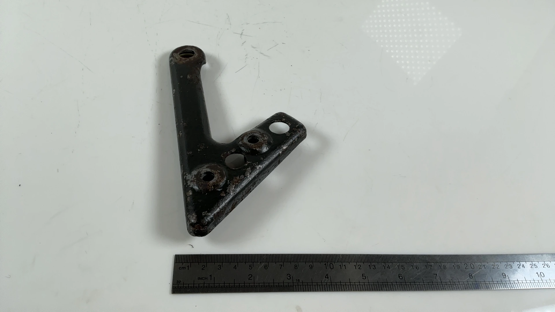 Honda FT500 Ascot PC07 500cc Front Left Footpeg Bracket 1982-1983 50642-MC1-000 - Image 5