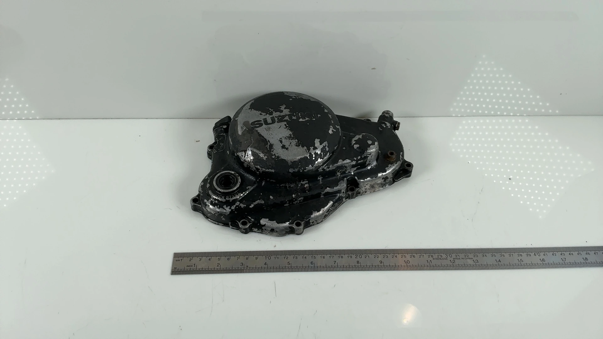 Suzuki TS50X 50cc Engine Clutch Cover 1984-2000 OEM 11340-14101 - Image 7